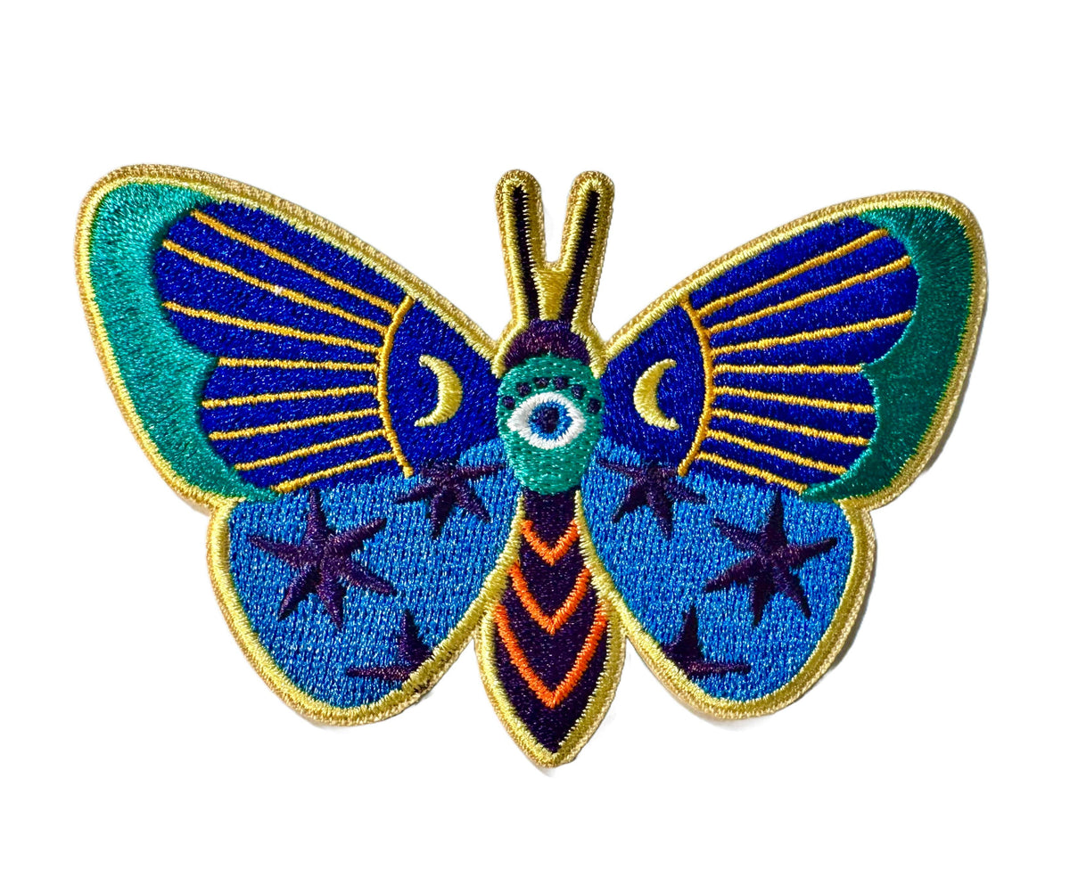 Magical Mystical Moth Embroidered Patch