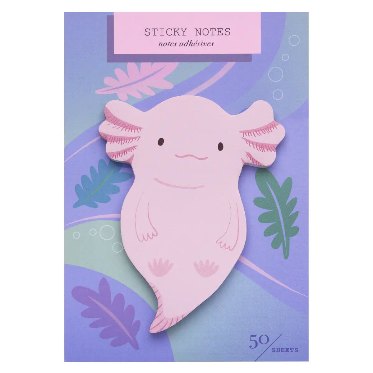 Axolotl Die Cut Sticky Notes image 0