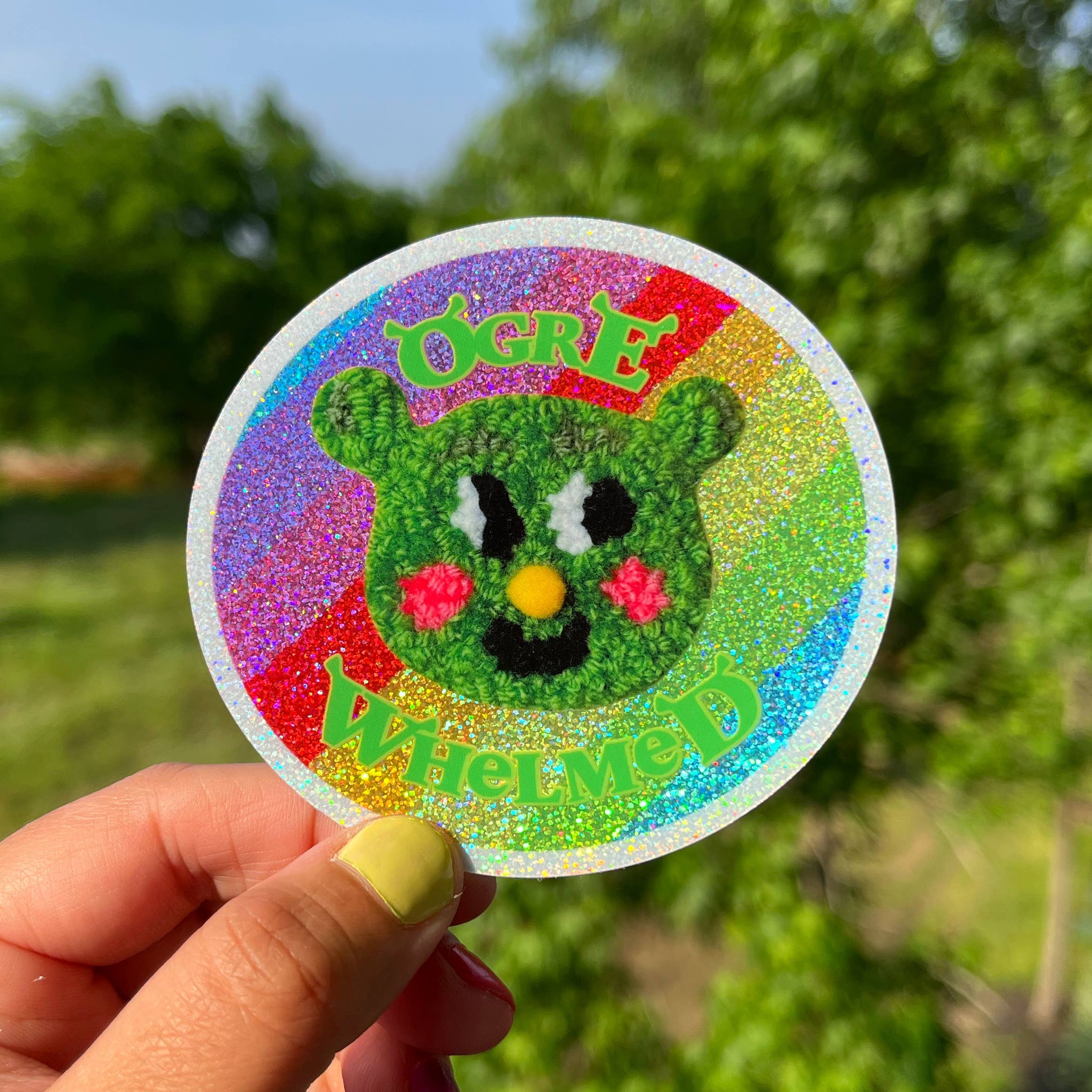 Ogre Whelemed Sticker