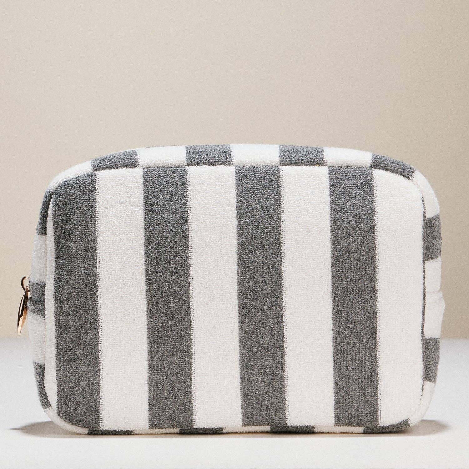 Striped Terry Fabric | Travel Pouch