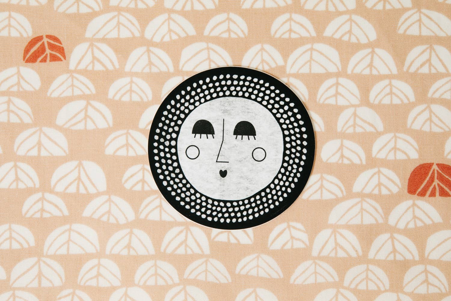 Sun Face Vinyl Decal Sticker