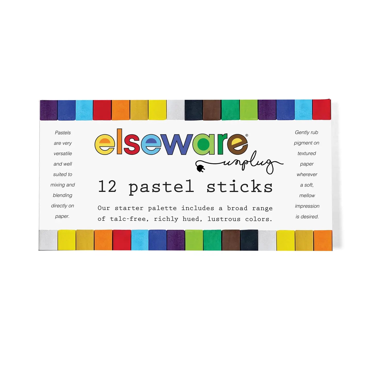 Pastel Sticks - Talc-Free Pastels - 12 Non-Toxic Colors image 0