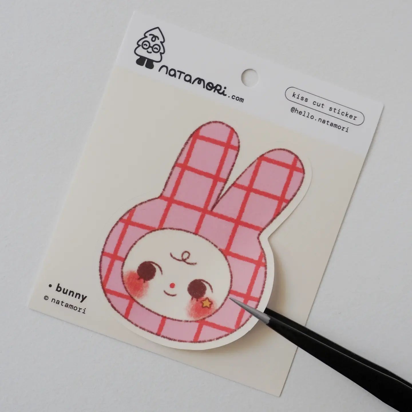 Bunny • Single Kiss Cut Vinyl Sticker - Natamori image 2