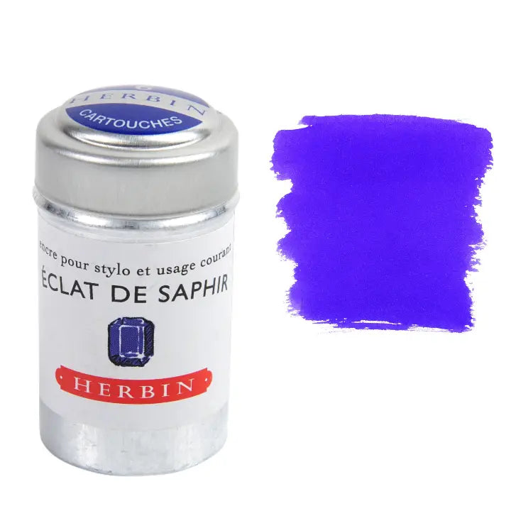 Herbin Fountain Pen Ink Cartridges - Tin of 6 image 5