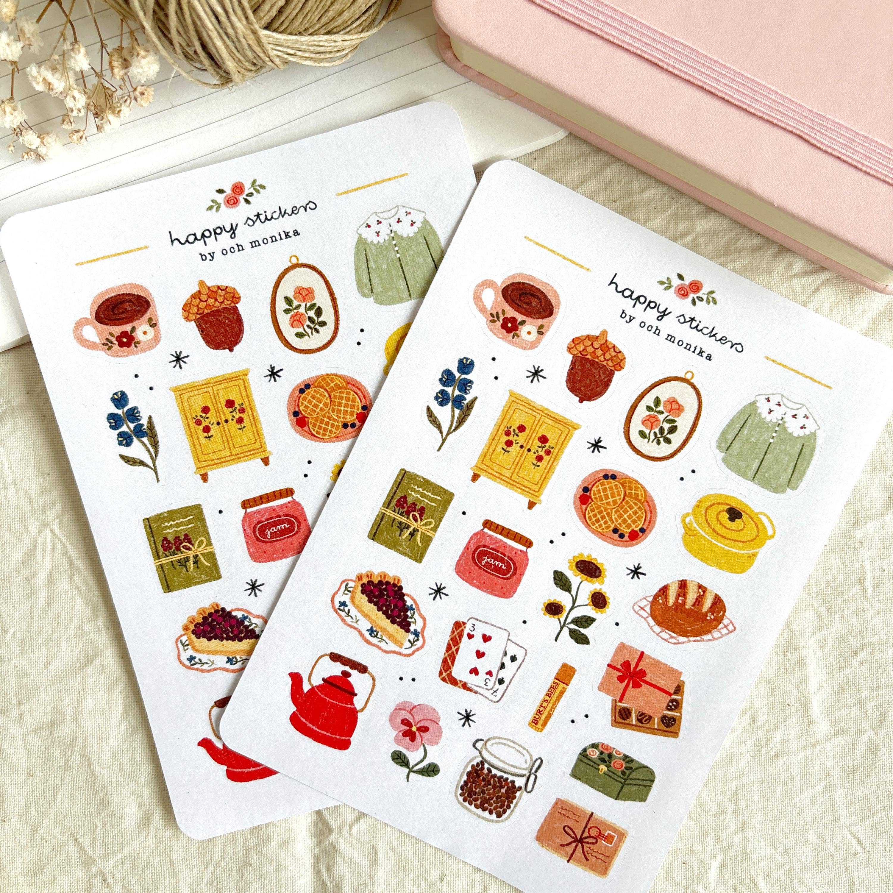 Sweet Life - Planner & Journal Stickers | A6 Matte Paper