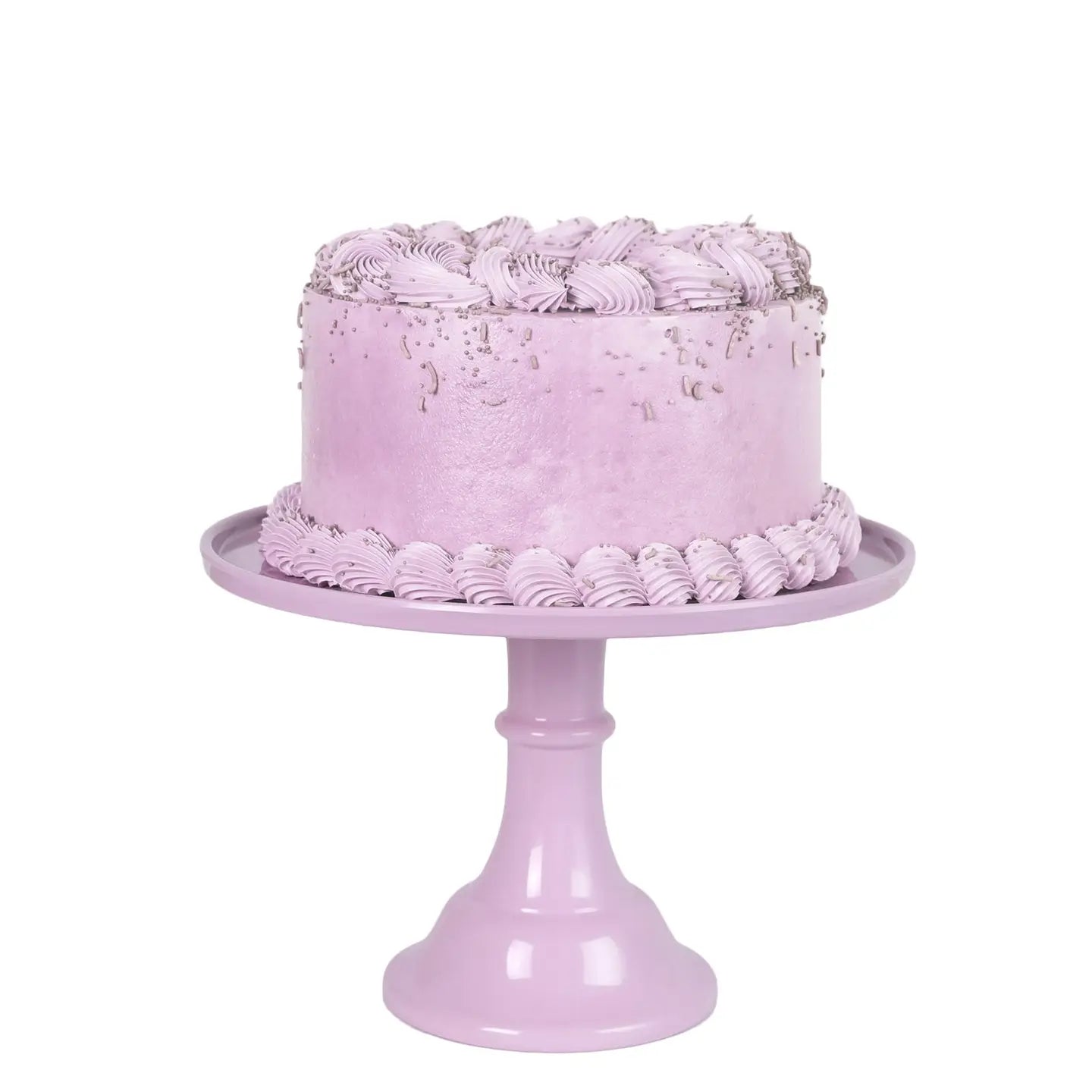 Melamine Cake Stand Large- Lilac Purple 11.5 Inch image 3