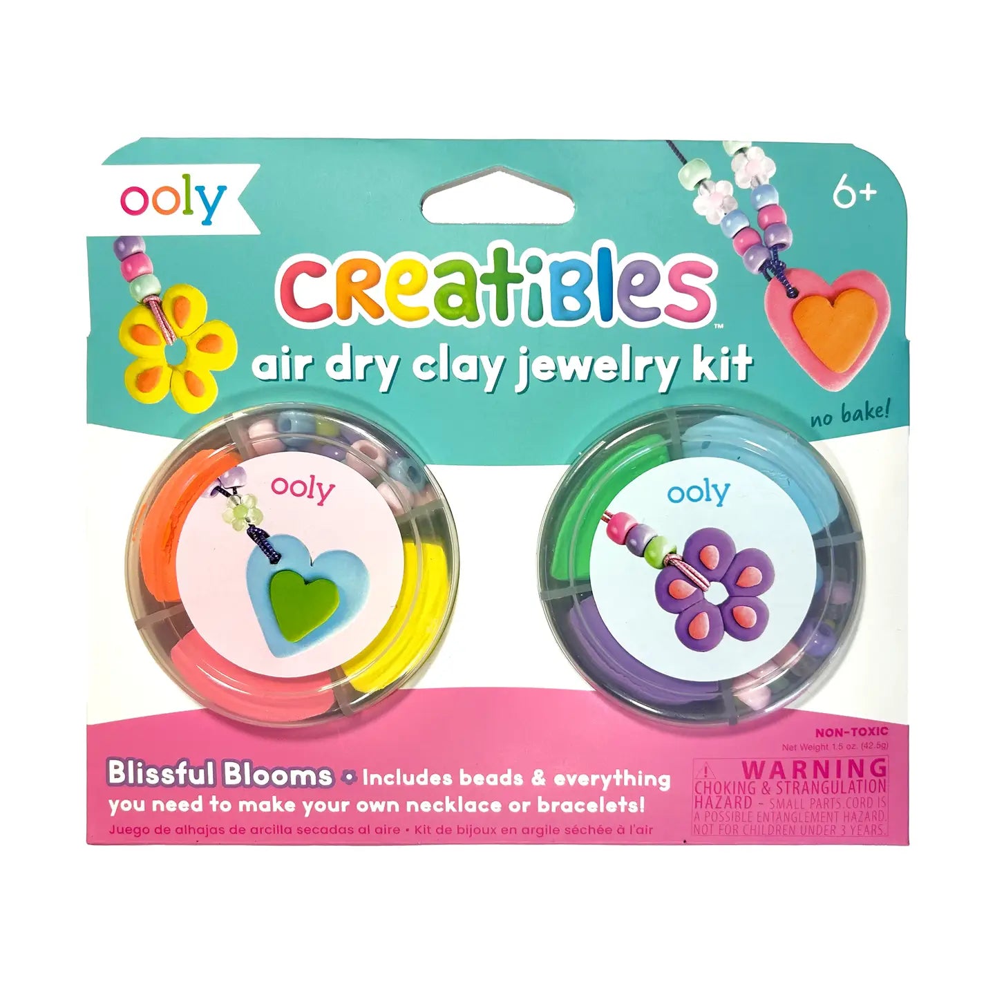 Creatibles: Air Dry ClayJewelry Kit - Blissful Blooms image 0