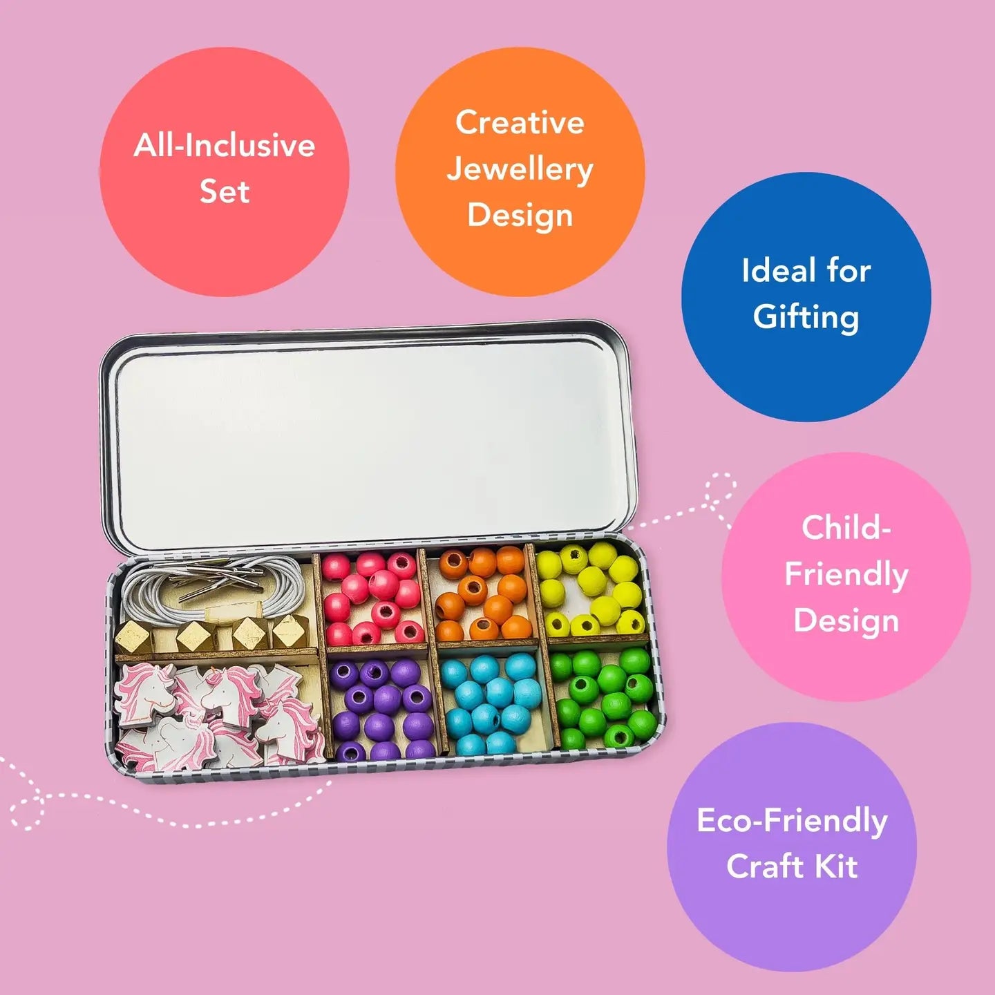 Unicorn Bracelet Beading Kit For Children image 2