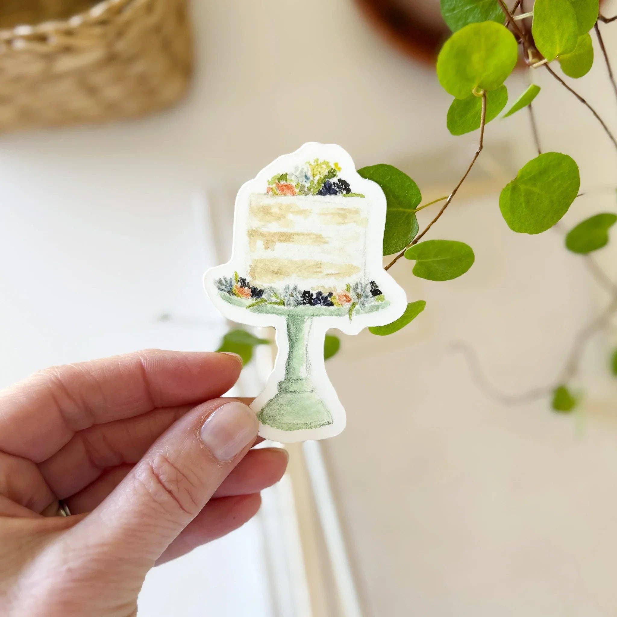 Cake sticker