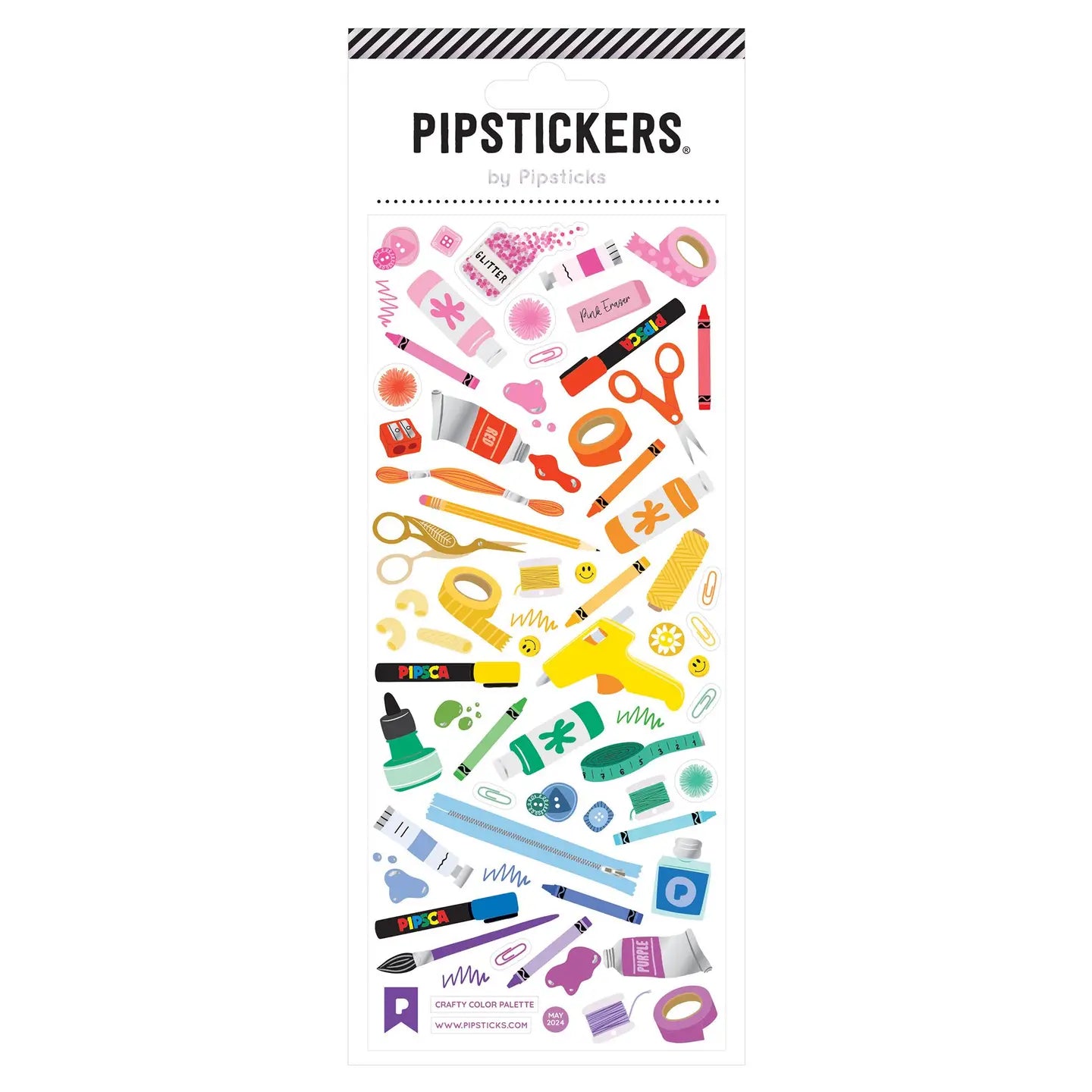 Crafty Color Palette Pipstickers image 0