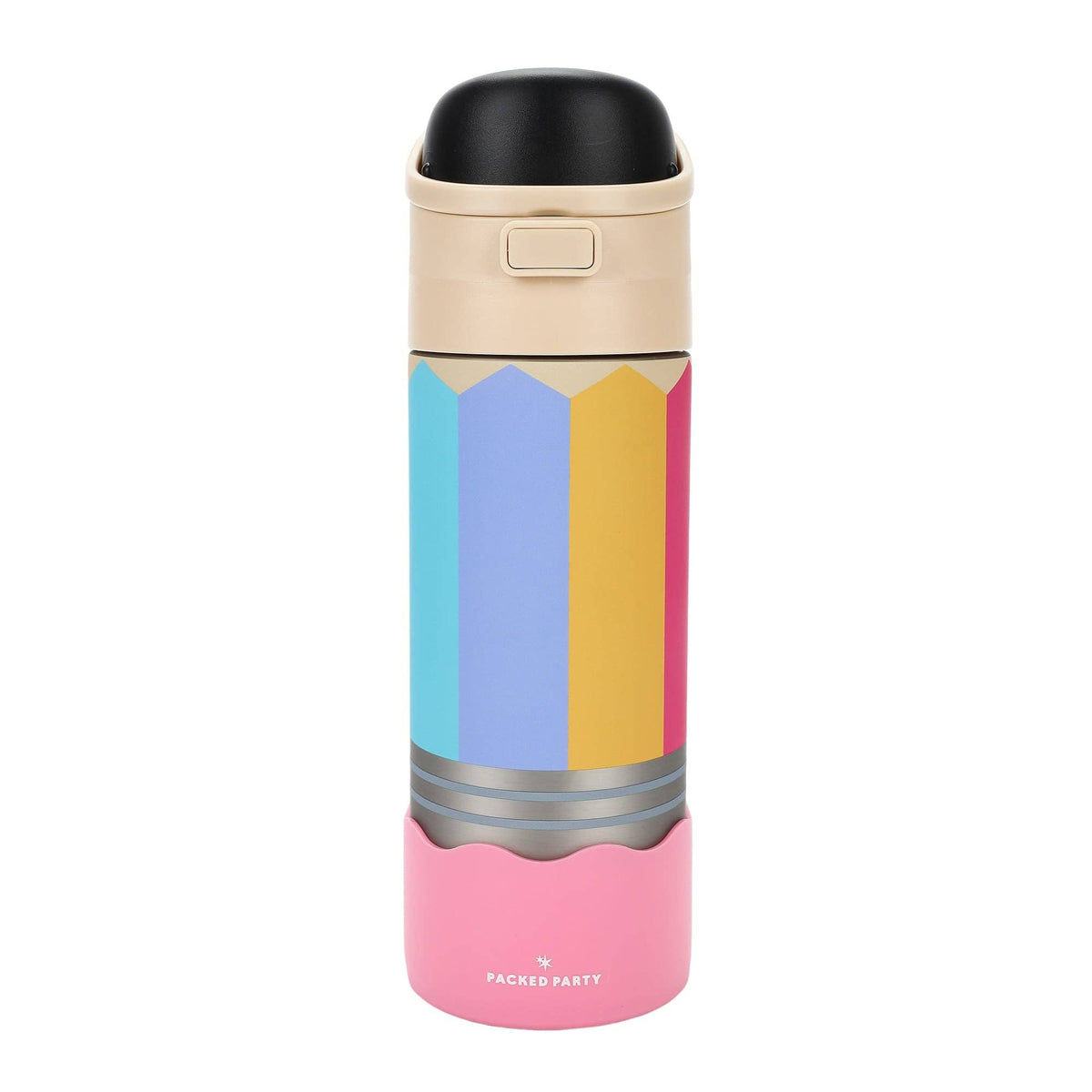 Pencil Shaped Stainless Steel Water Bottle (24 Oz)