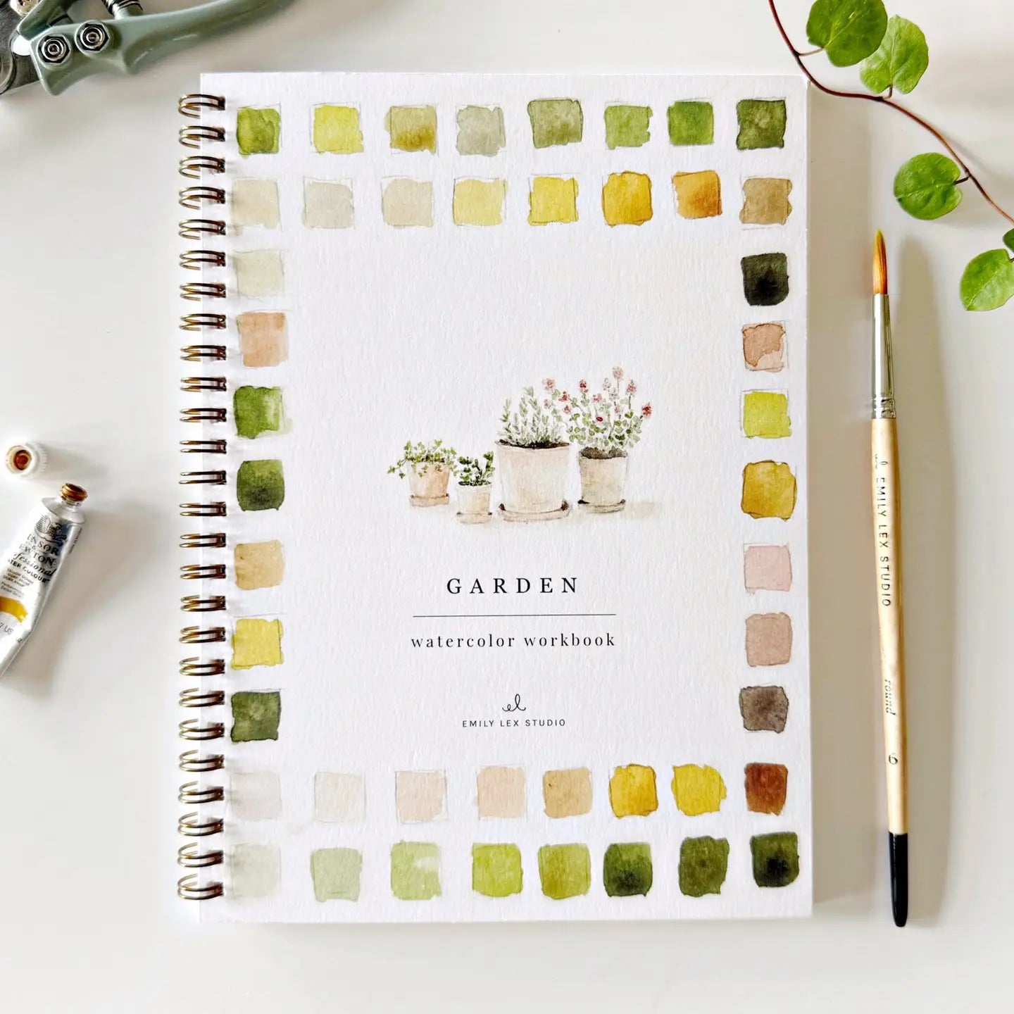 Garden Watercolor Workbook image 0
