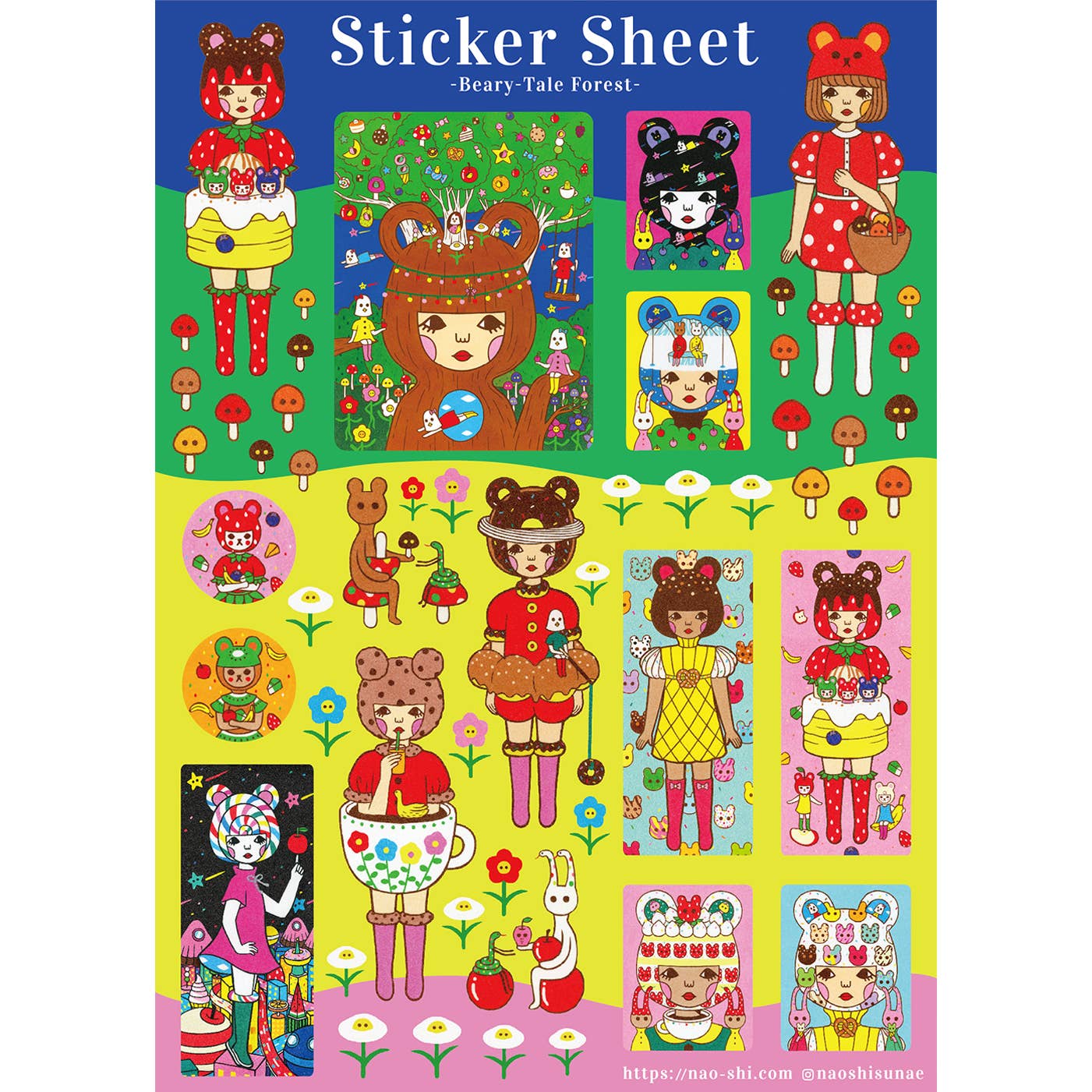 【Sticker Sheet】Beary-Tale Forest