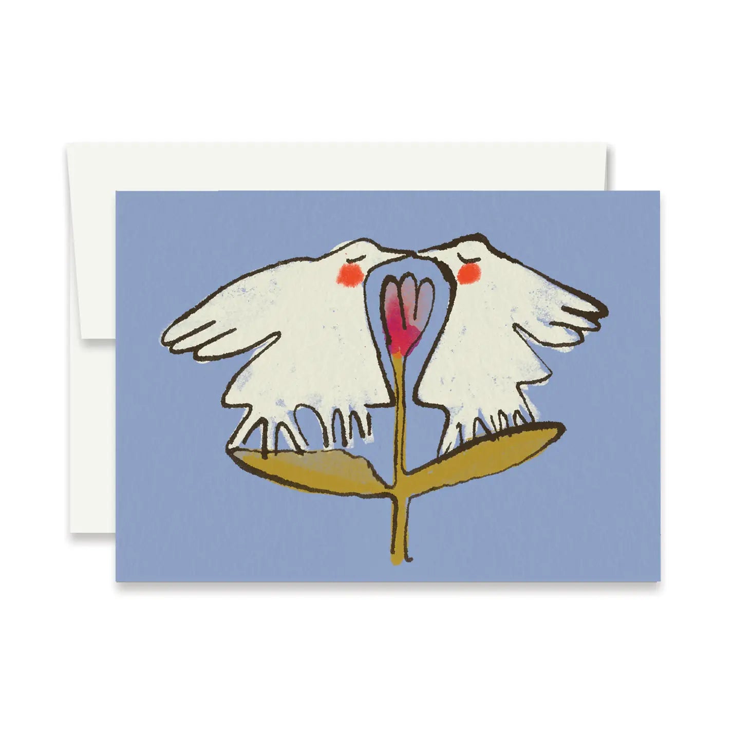 Kisses Mini — Miniature Greeting Card image 0