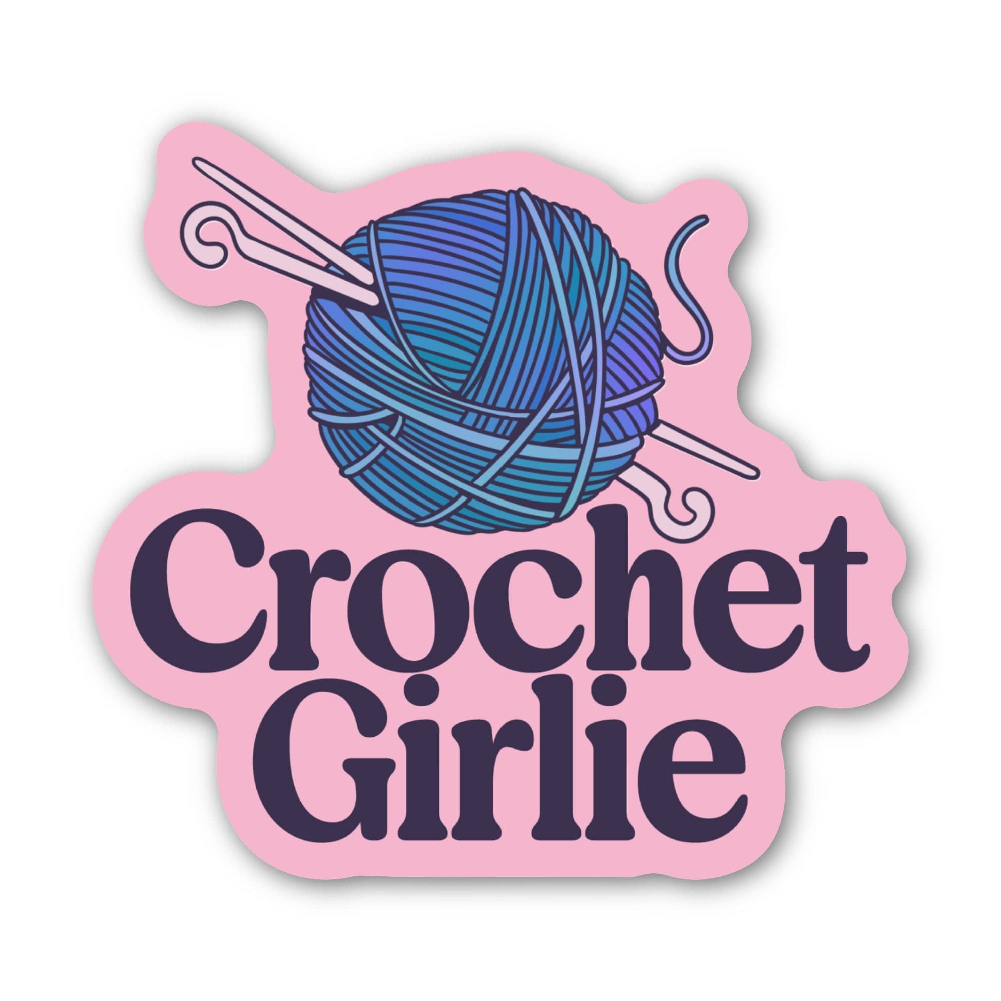 Crochet Girlie Sticker