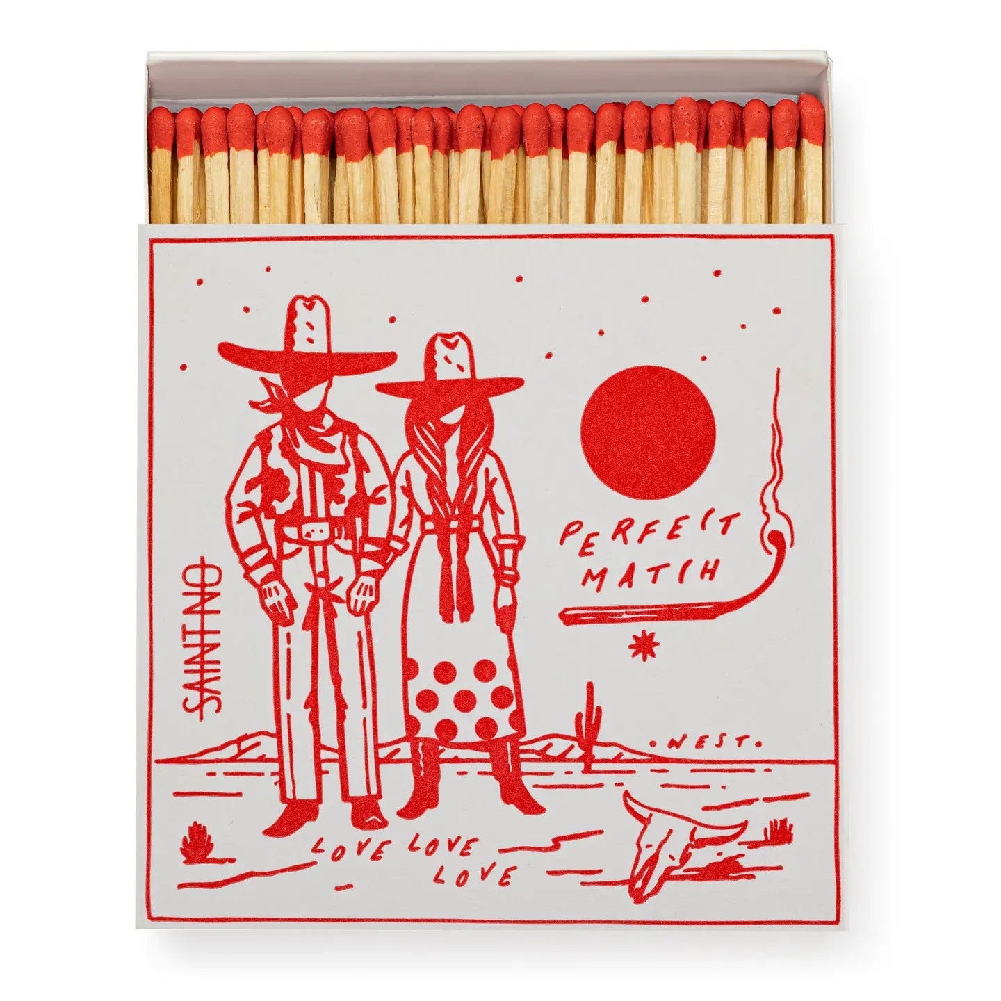 Perfect Match By Saint No | Square - Safety Matches image 1