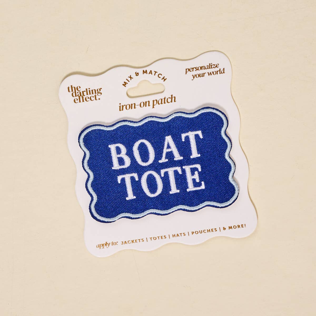 Mix & Match Iron-On Patch–Boat Tote