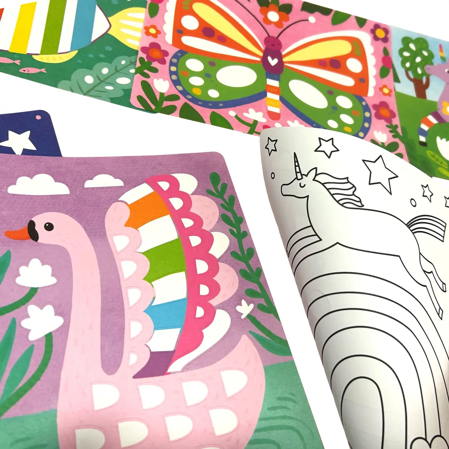Foil art kit with whimsical characters image 3