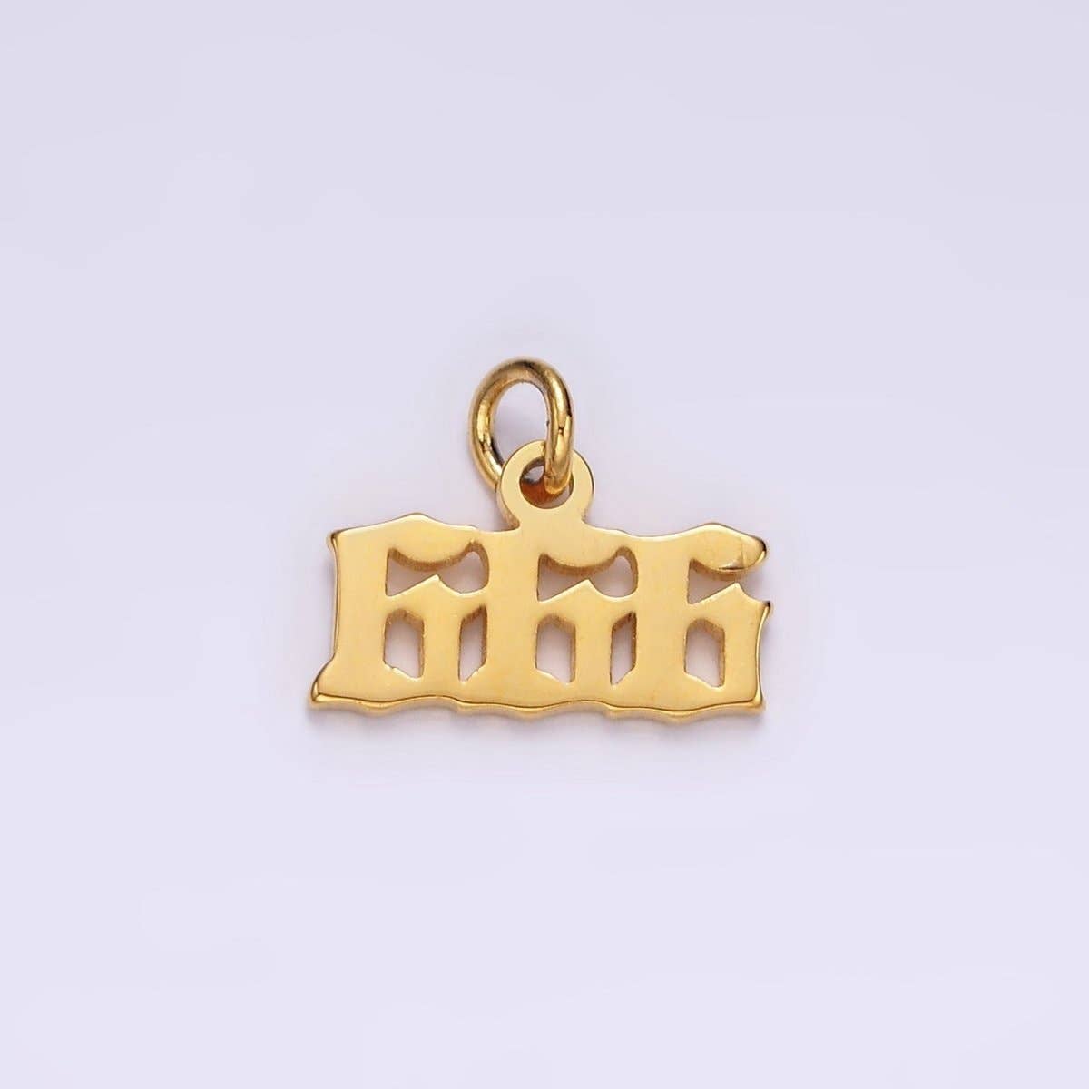 24K Gold Filled Angel Number Numerology Minimalist Mini Charm |