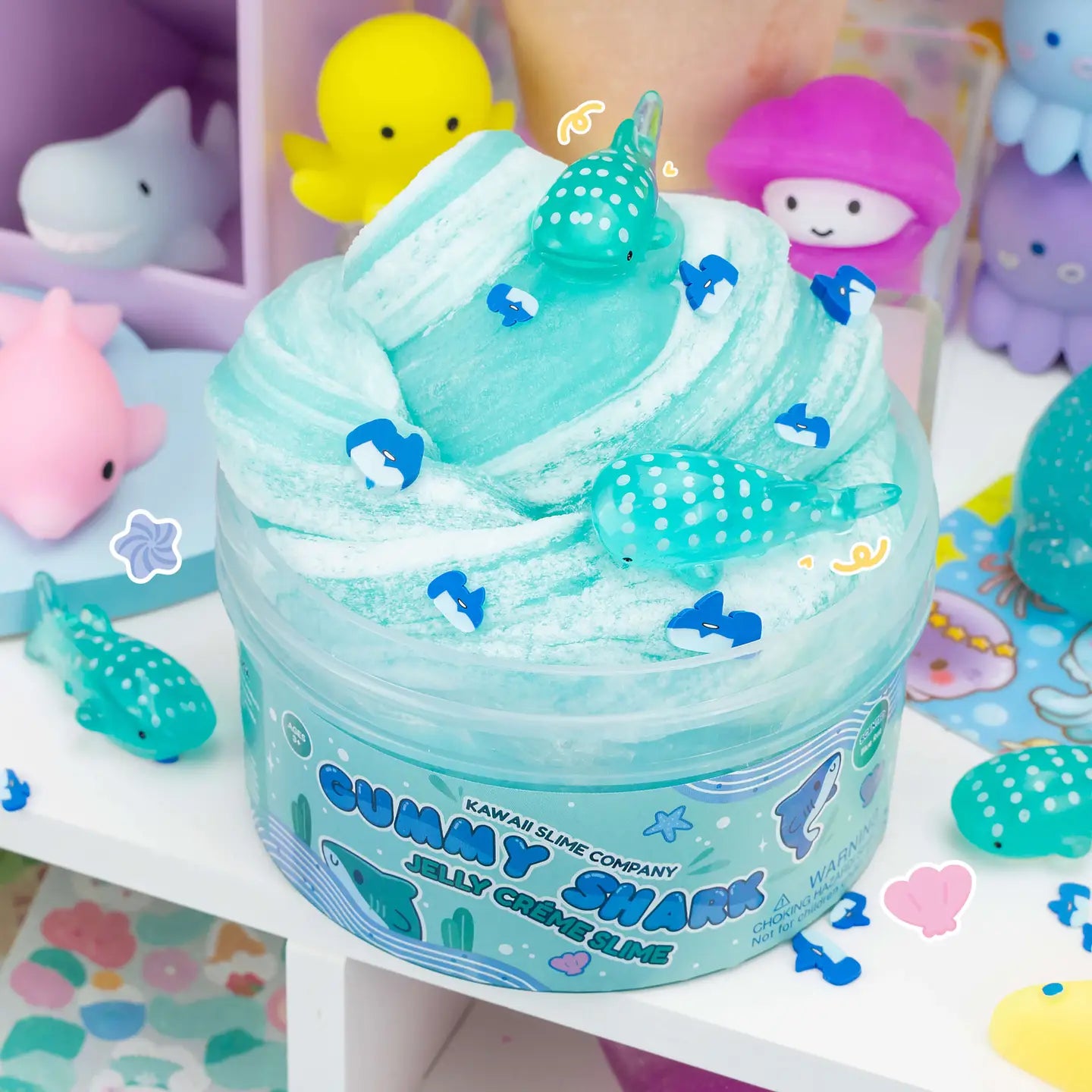 Gummy Shark Jelly Creme Slime image 1