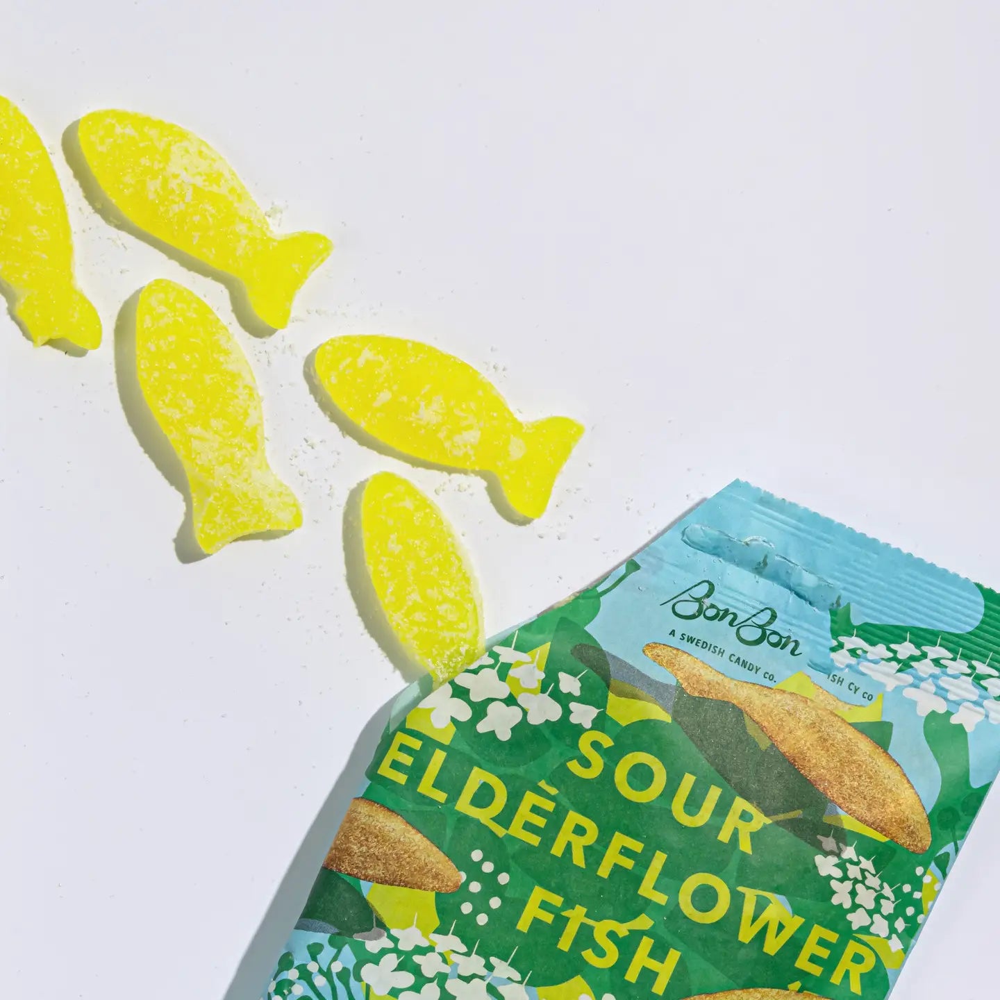 Sour Elderflower Fish - Swedish Candy 5.2oz (150g) image 1