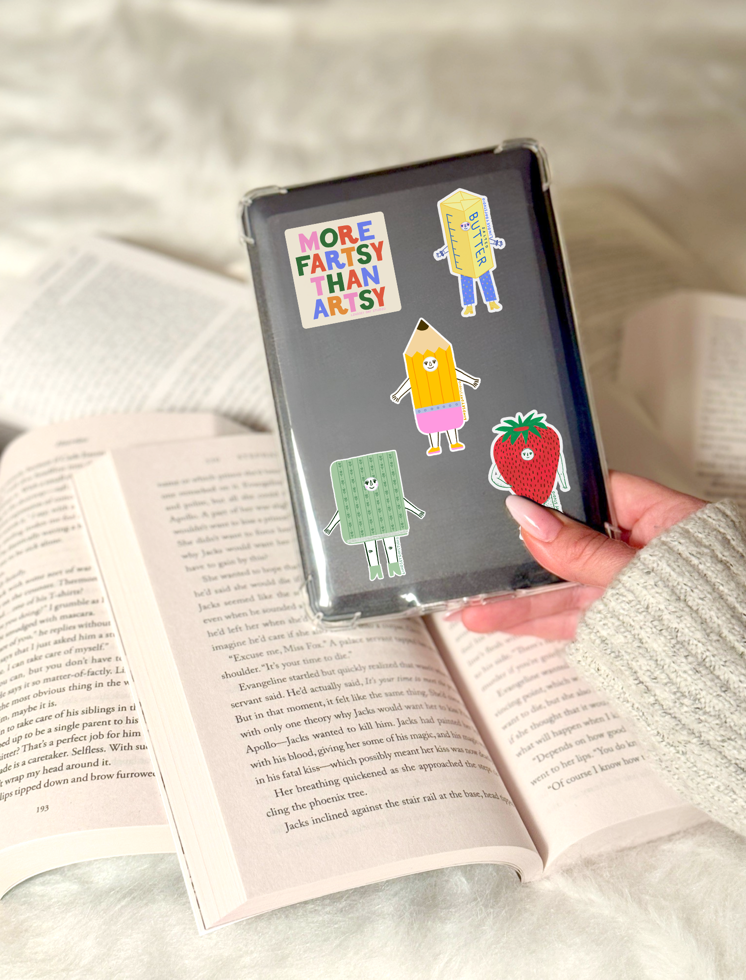 Pencil Friend Sticker, Teacher Gift, Cute Kawaii Sticker