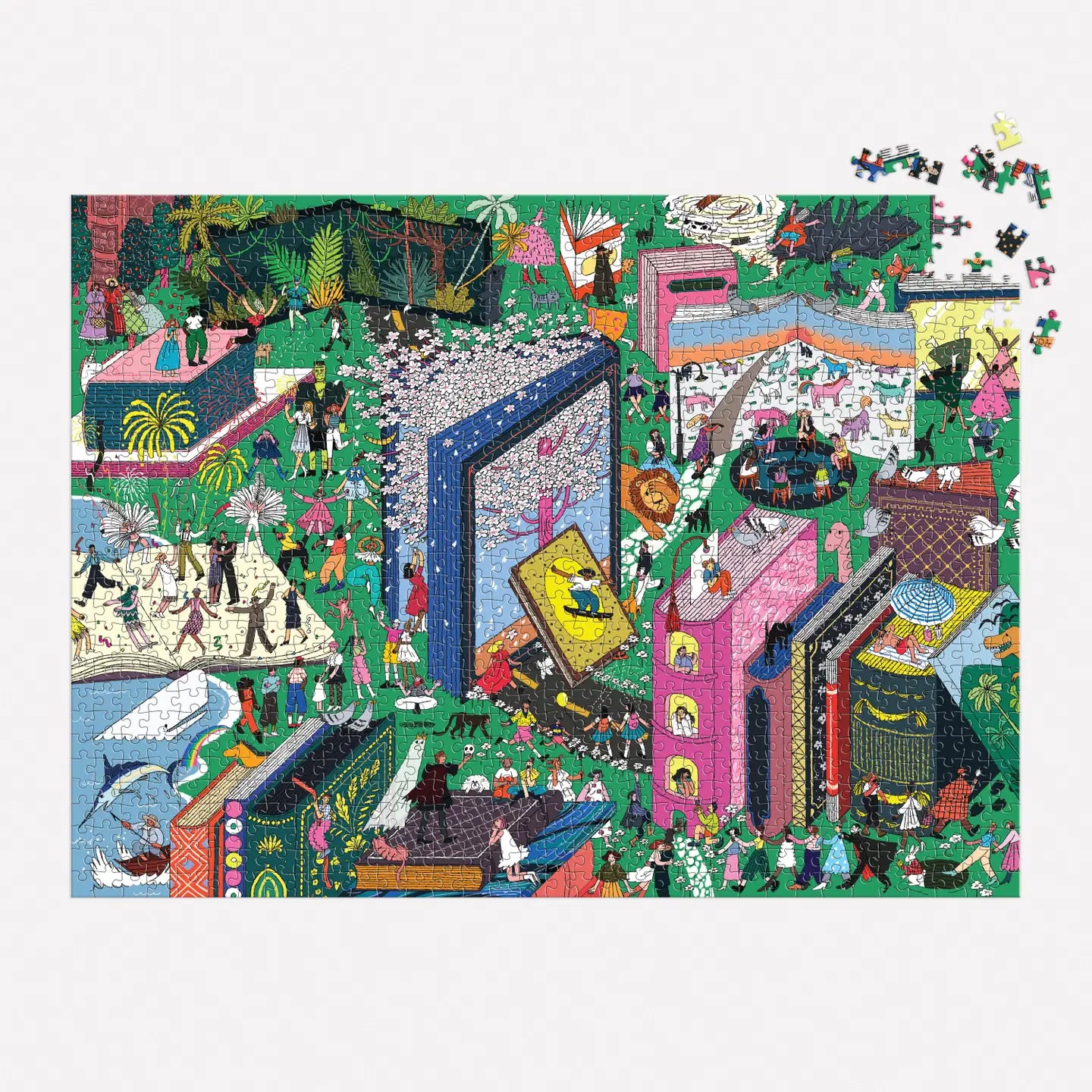 Book World 1000 Piece Puzzle image 1