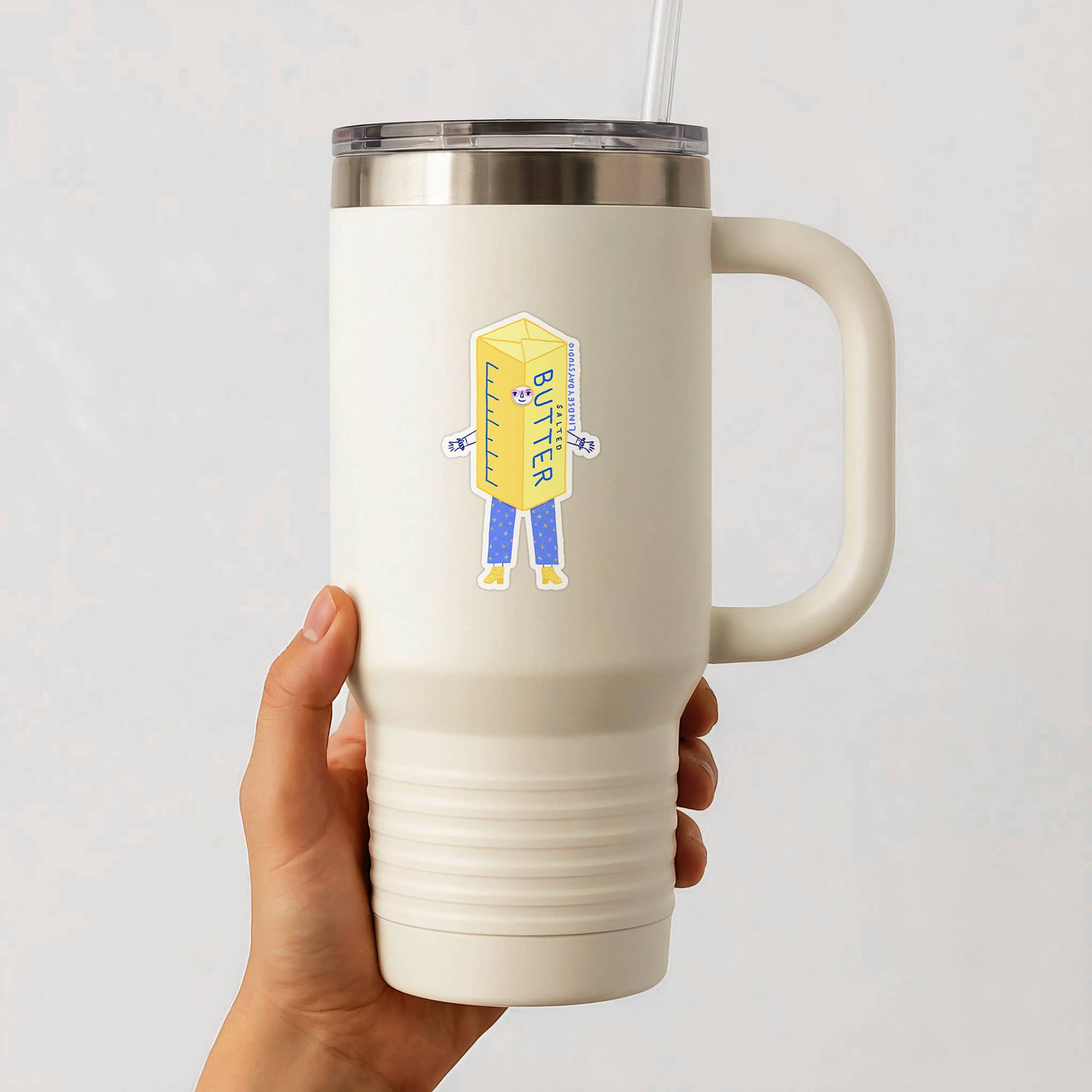 Butter Barb Sticker, Funny Sticker, Food Sticker