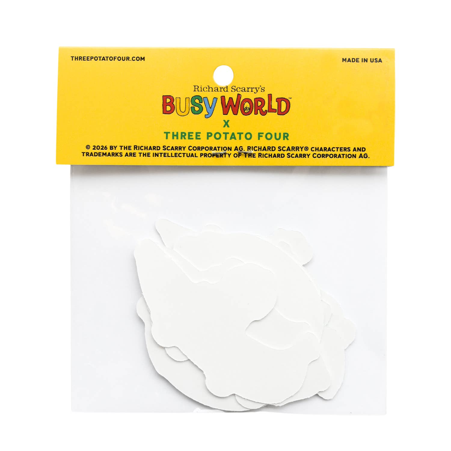 3P4 x Richard Scarry® - Busy Town Mini Sticker Pack