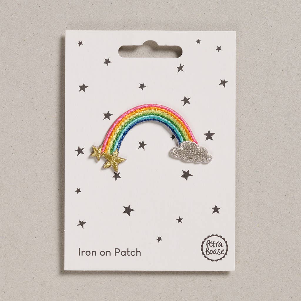 Iron on Patch -  - Rainbow