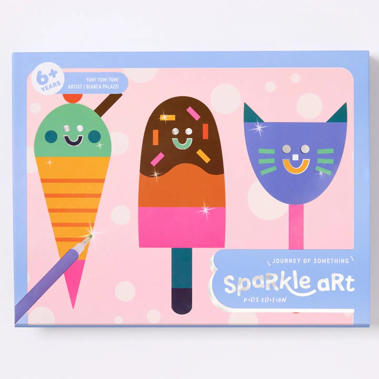 Kids Sparkle Art Kit - Yum! Yum! Yum! image 0