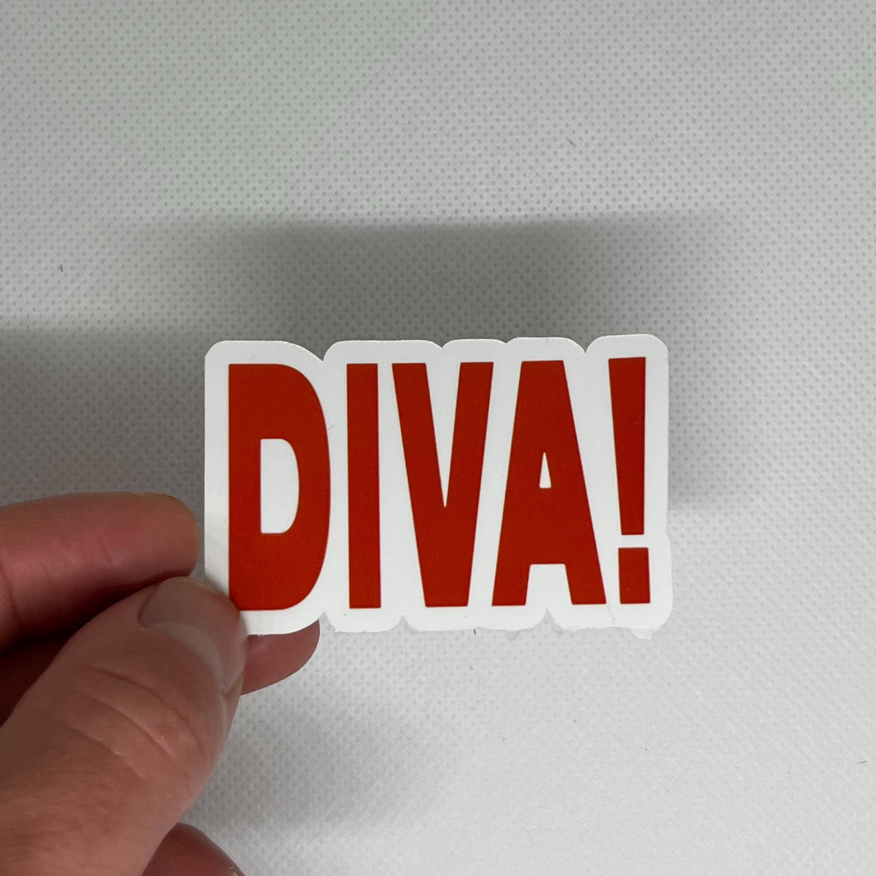Diva! Role Model Kiss-Cut Waterproof Sticker