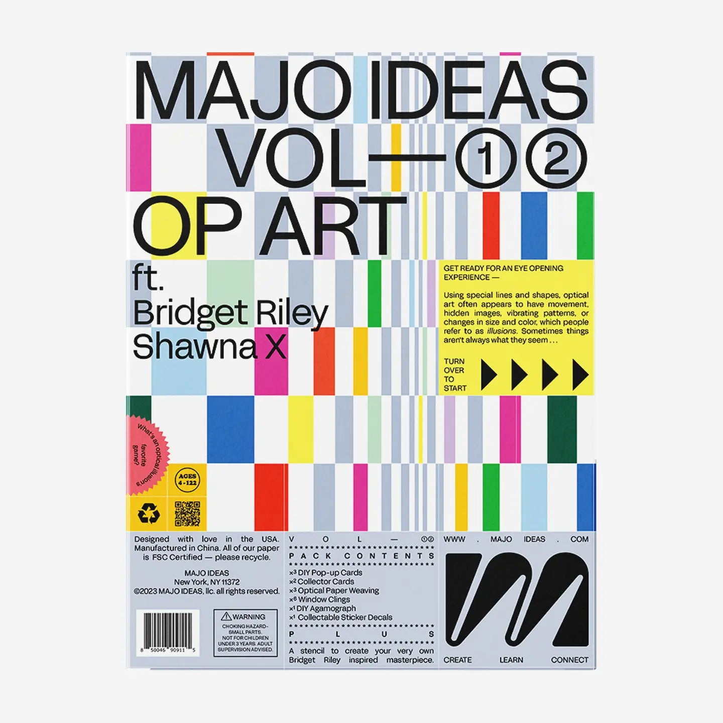Majo Ideas Vol ①② — Op Art Sticker Based Art Pack image 0