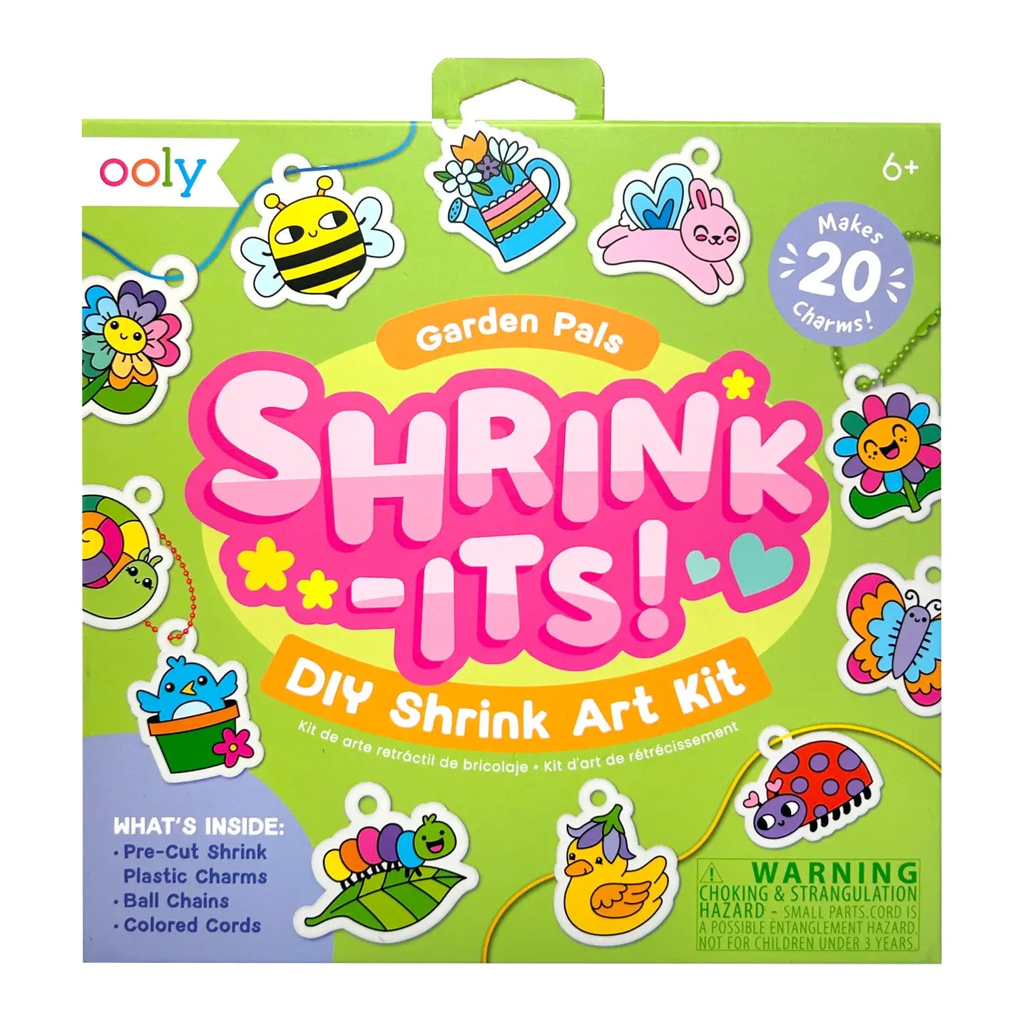 Shrink-Its!: D.I.Y. Shrink Art Kit - Garden Pals (28 PC Set) image 0