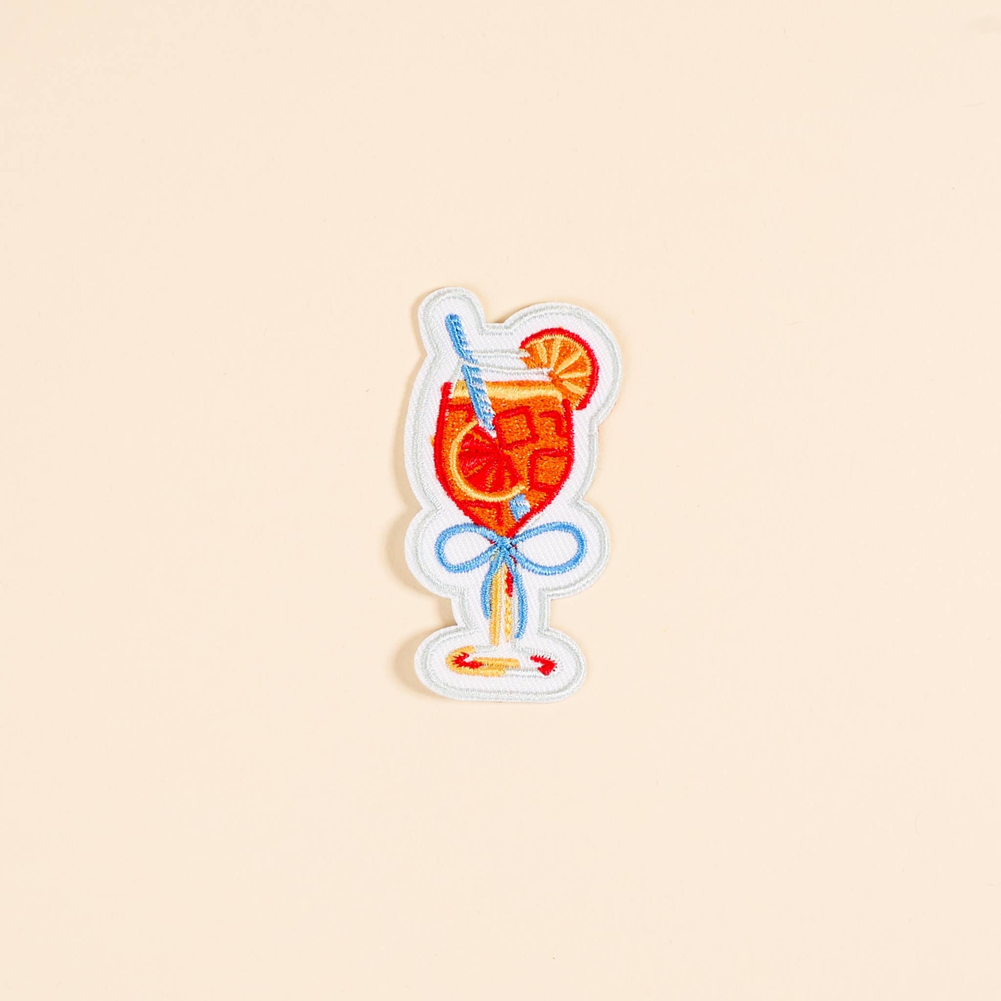 Mix & Match Iron-On Patch–Aperol Spritz