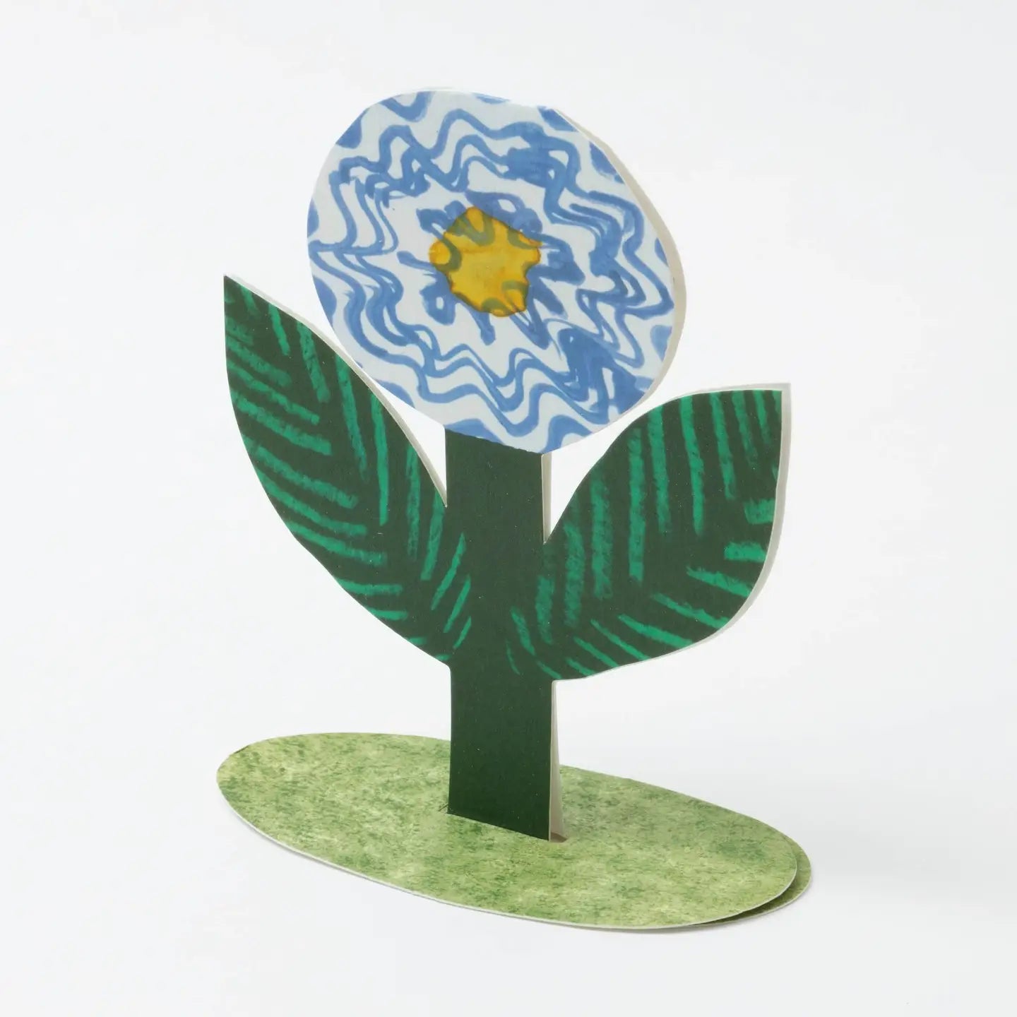 Blue Flower Stand-Up Card image 1