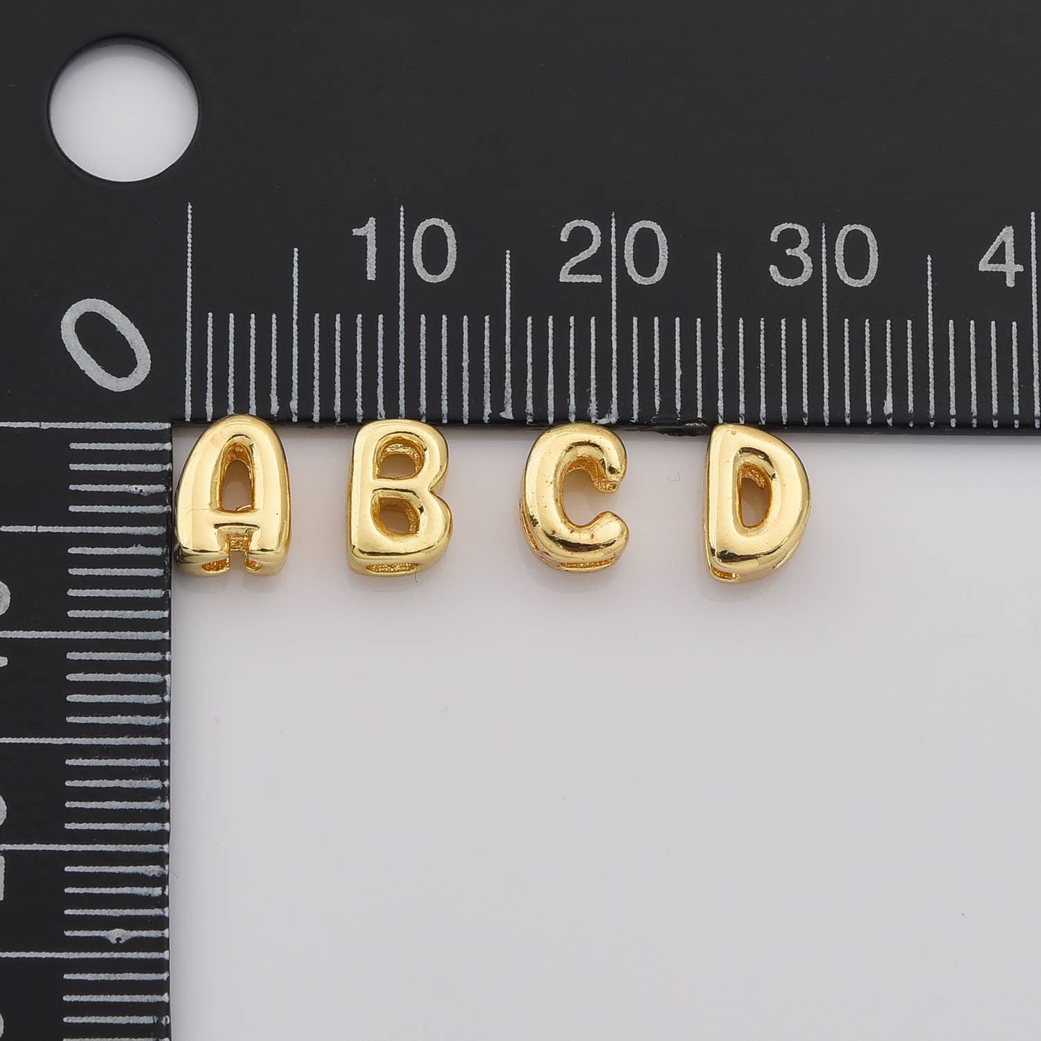 Gold Filled Alphabet Balloon Initial Charm Pendant