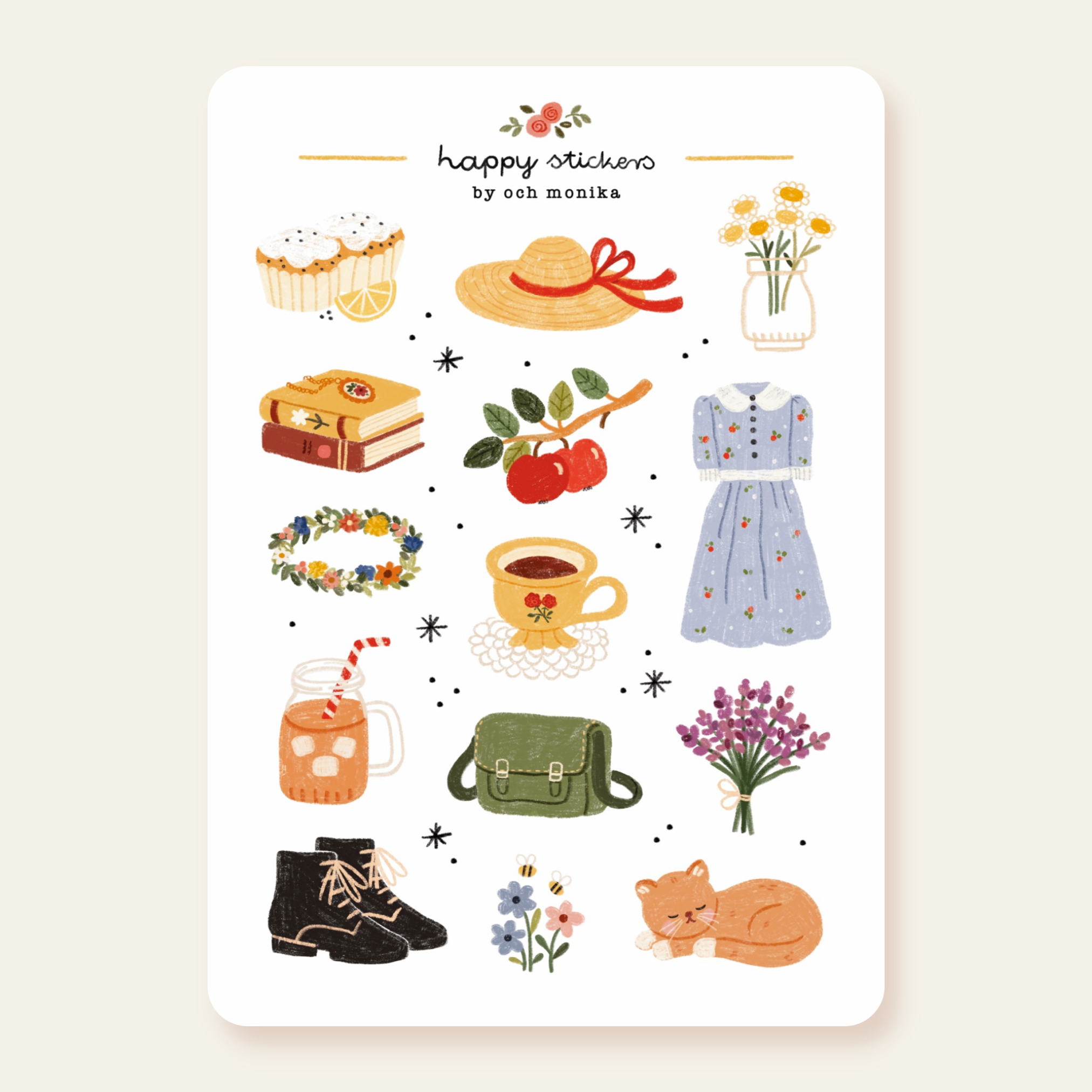 Late Summer - Planner & Journal Stickers | A6 Matte Paper