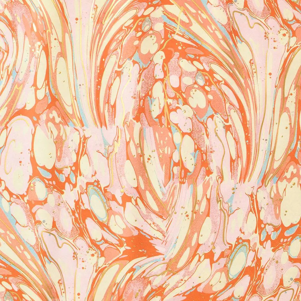 Pink Tones Marble Stone Wrapping Paper image 1