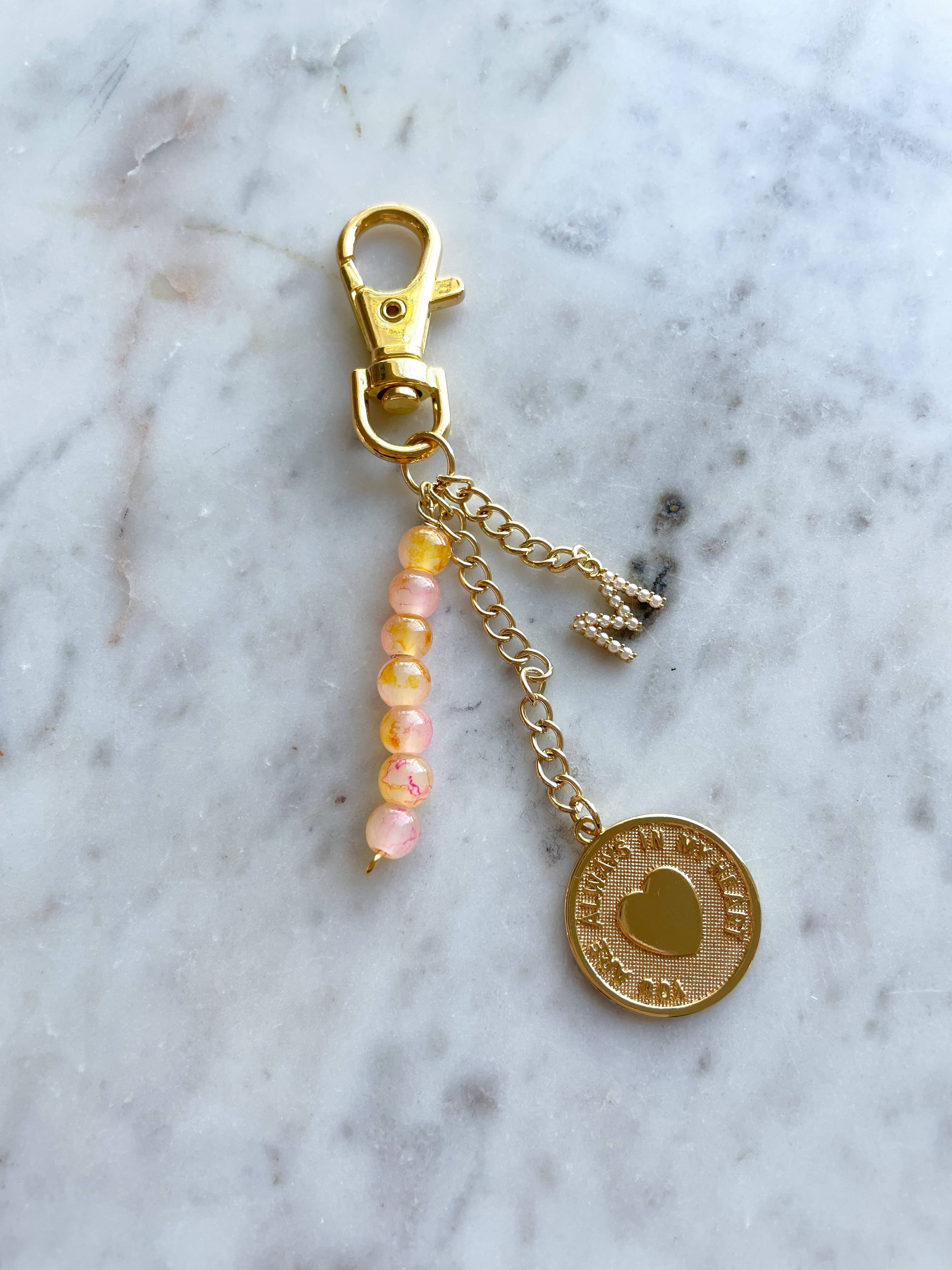 Gold Heart Forever Token Charm