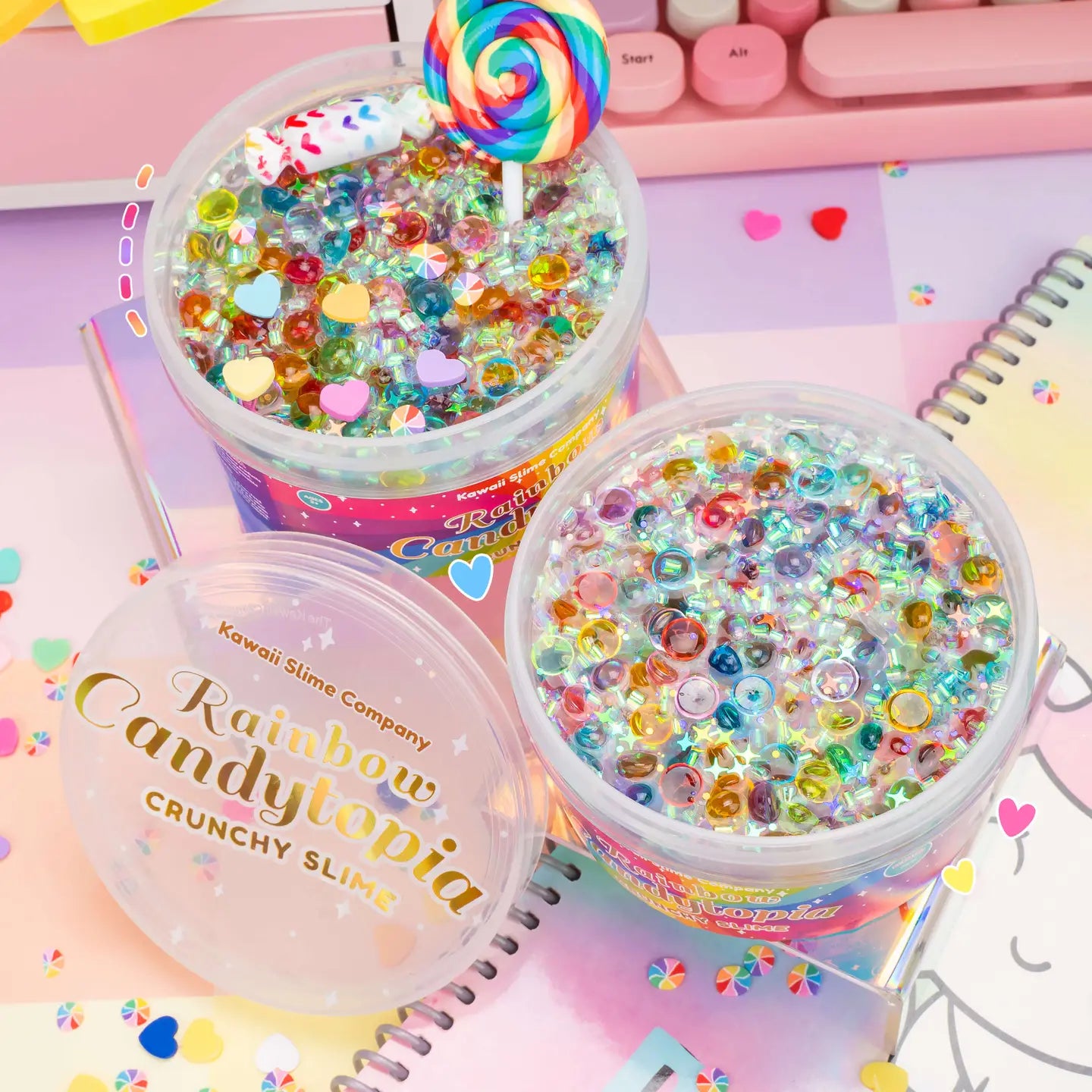 Rainbow Candytopia Crunchy Slime image 2