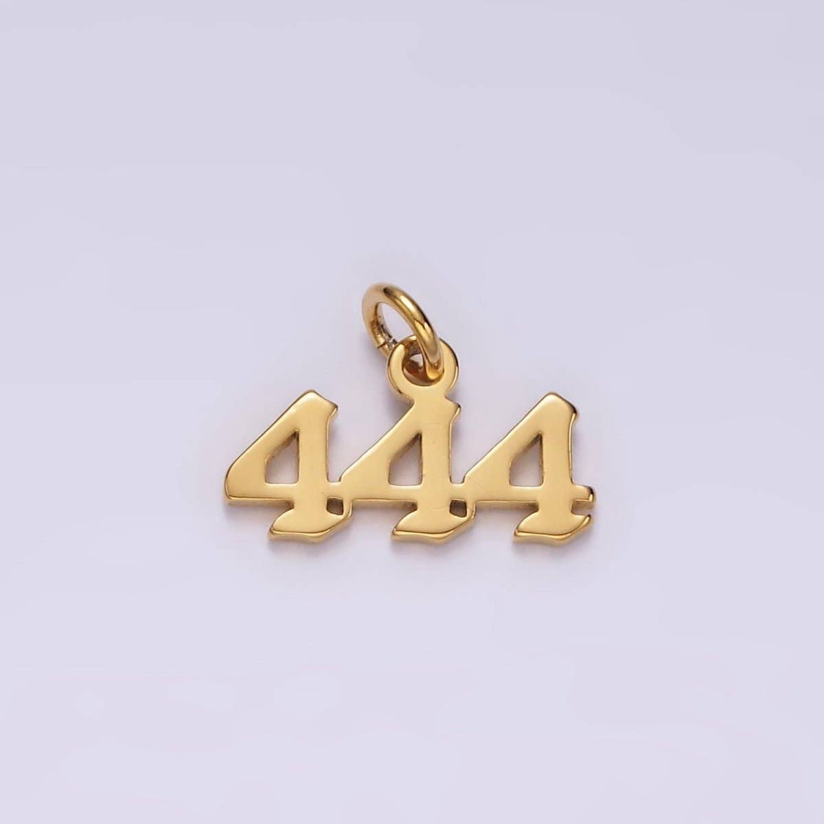 24K Gold Filled Angel Number Numerology Minimalist Mini Charm |