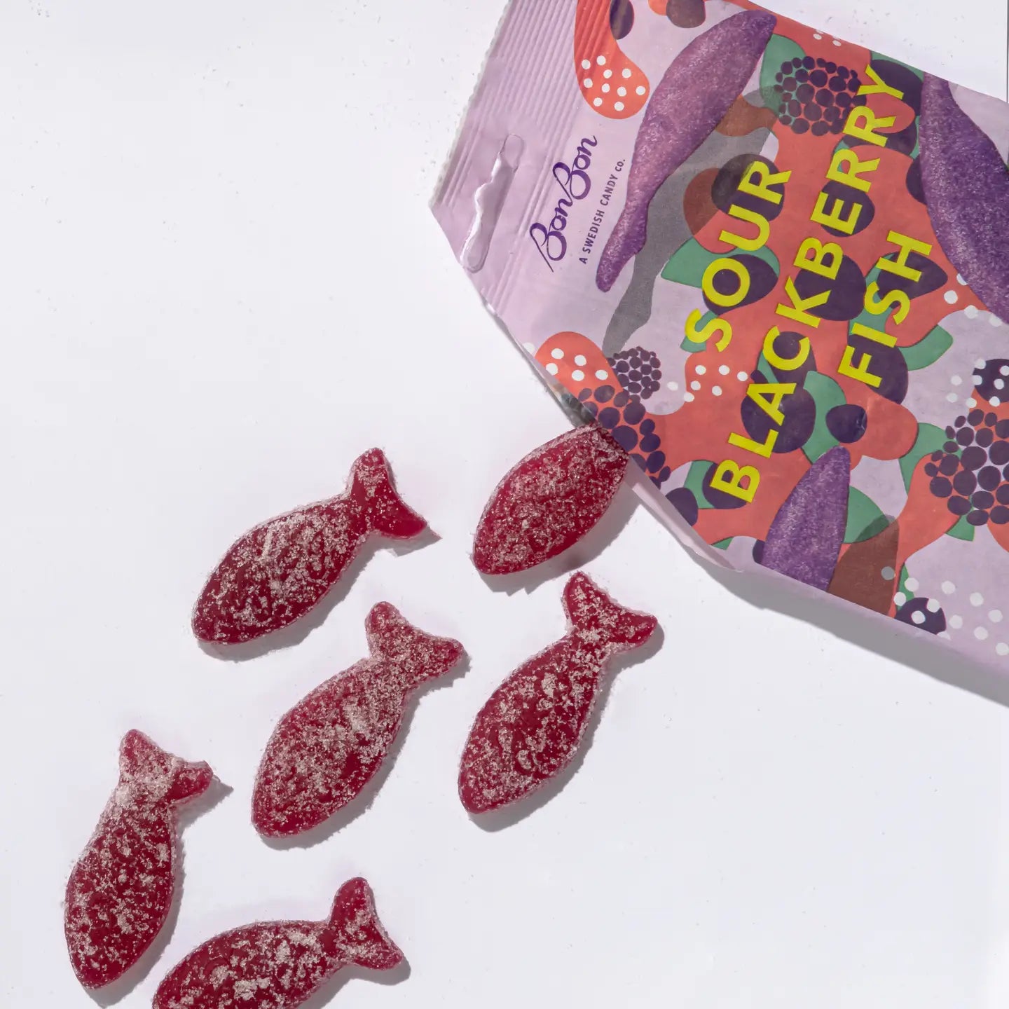 Sour Blackberry Fish - Swedish Candy 5.2oz (150g) image 2