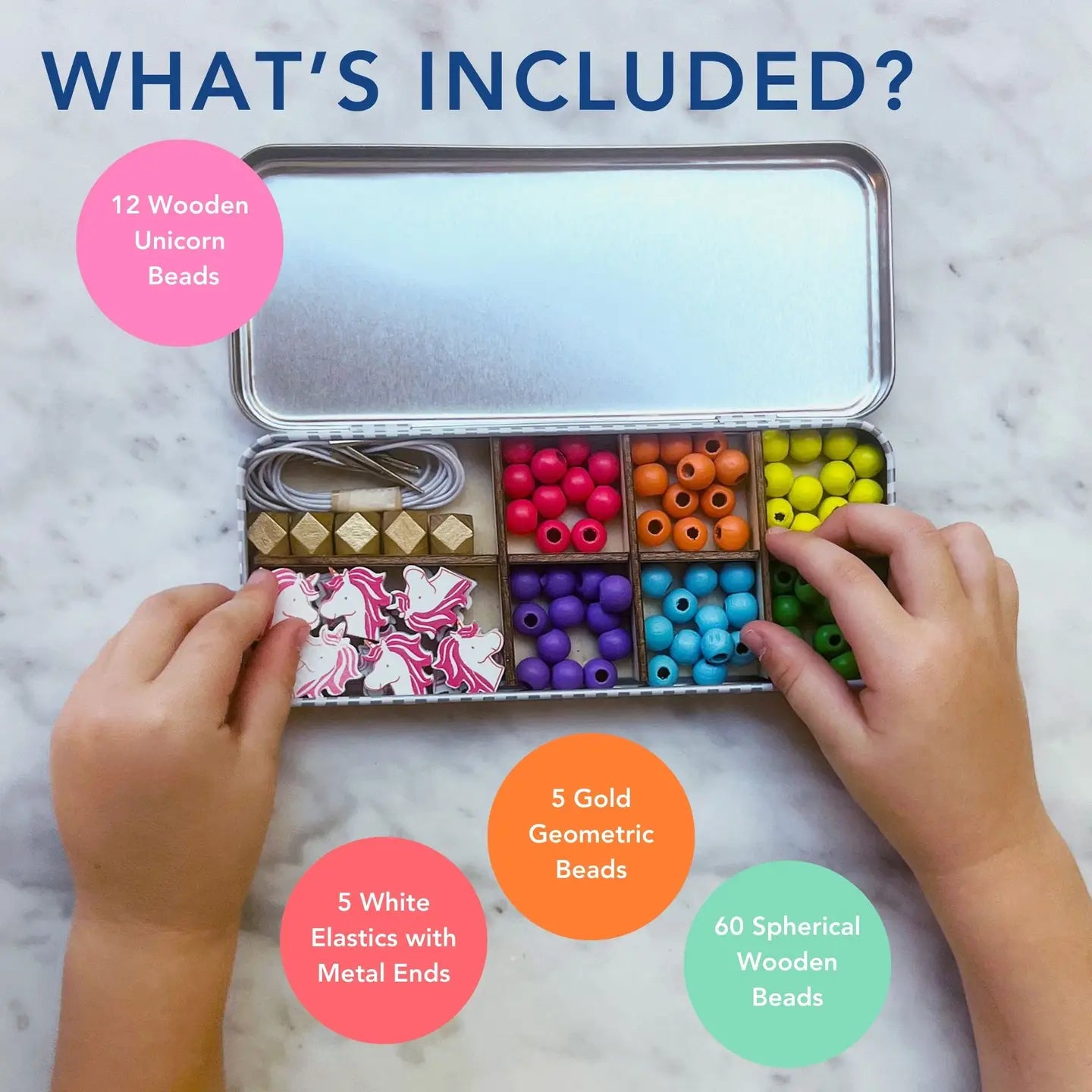 Unicorn Bracelet Beading Kit For Children image 3
