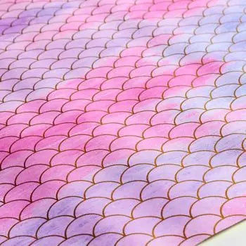 Purple Mermaid Wrapping Paper image 1