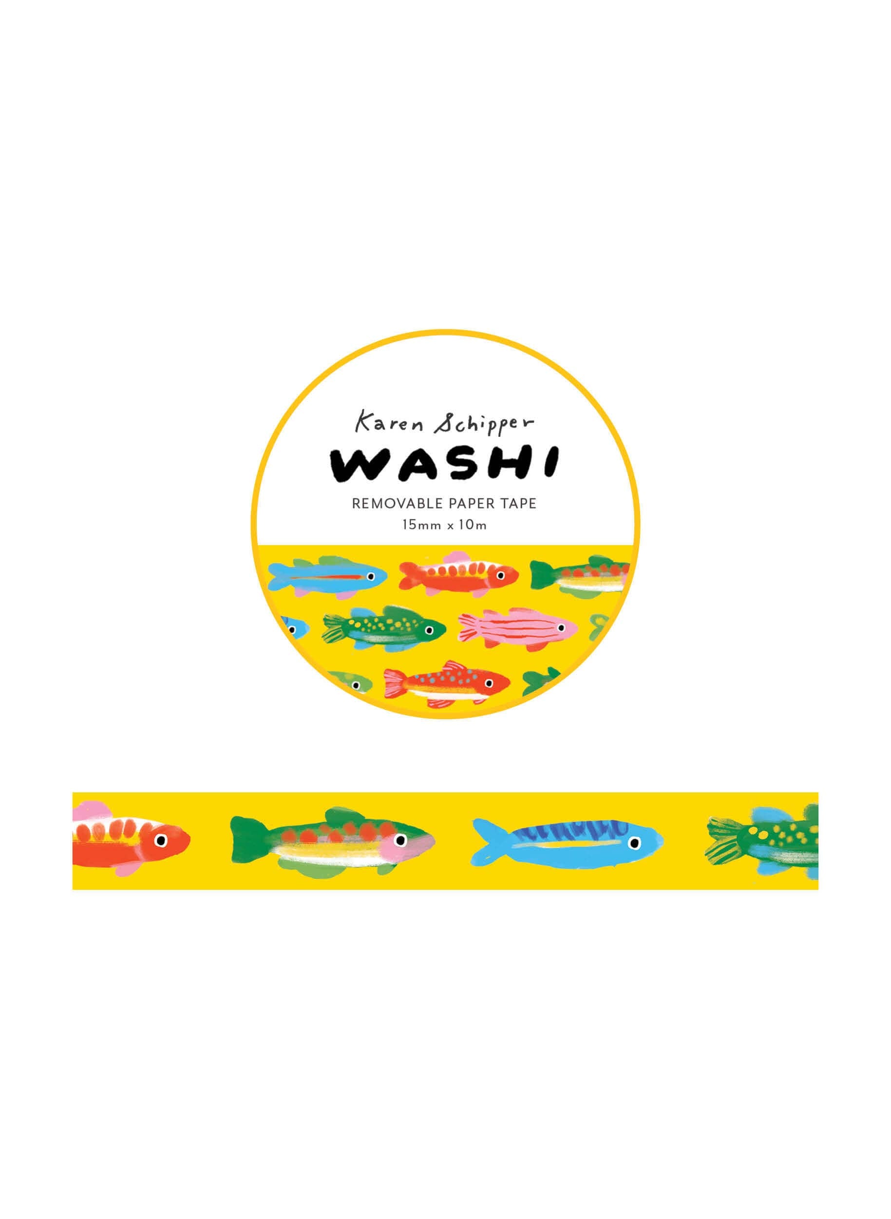 Trout Washi Tape – Summer Fish Craft Tape | Planner Tape