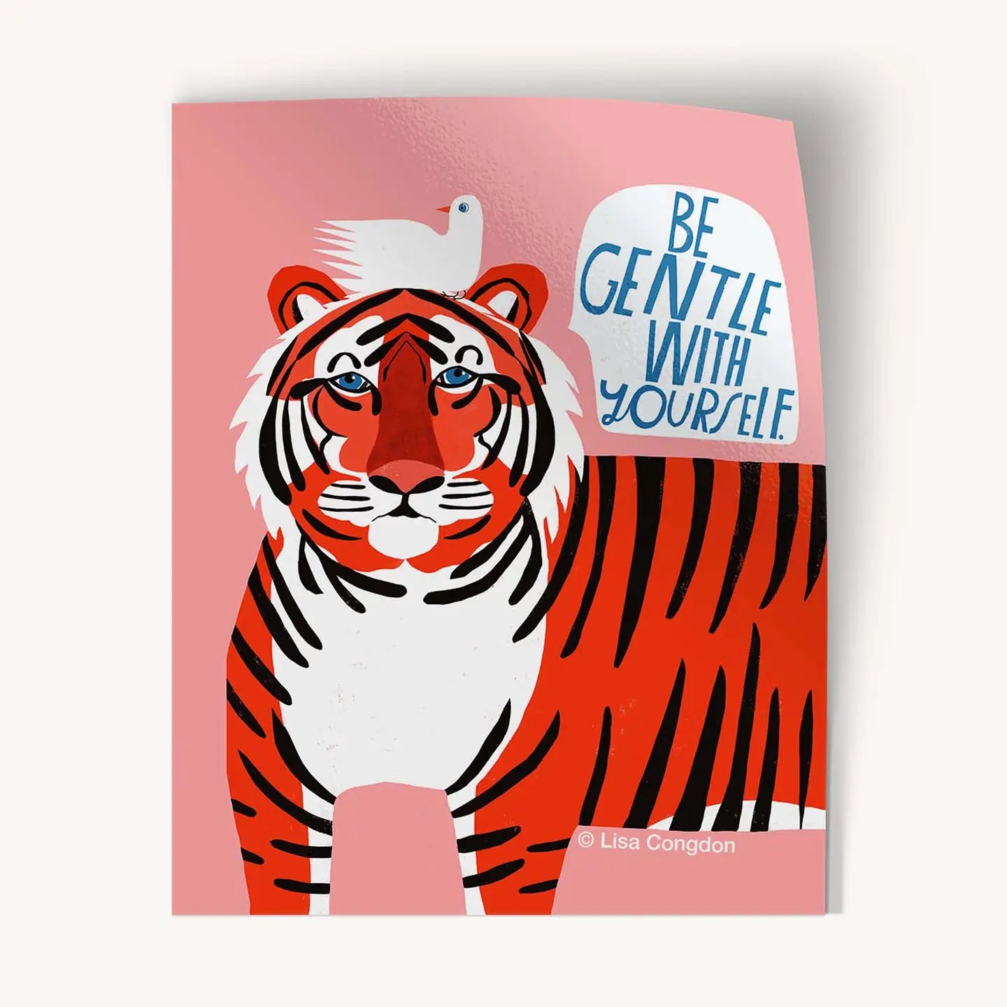 Be Gentle with Yourself Large Sticker image 0