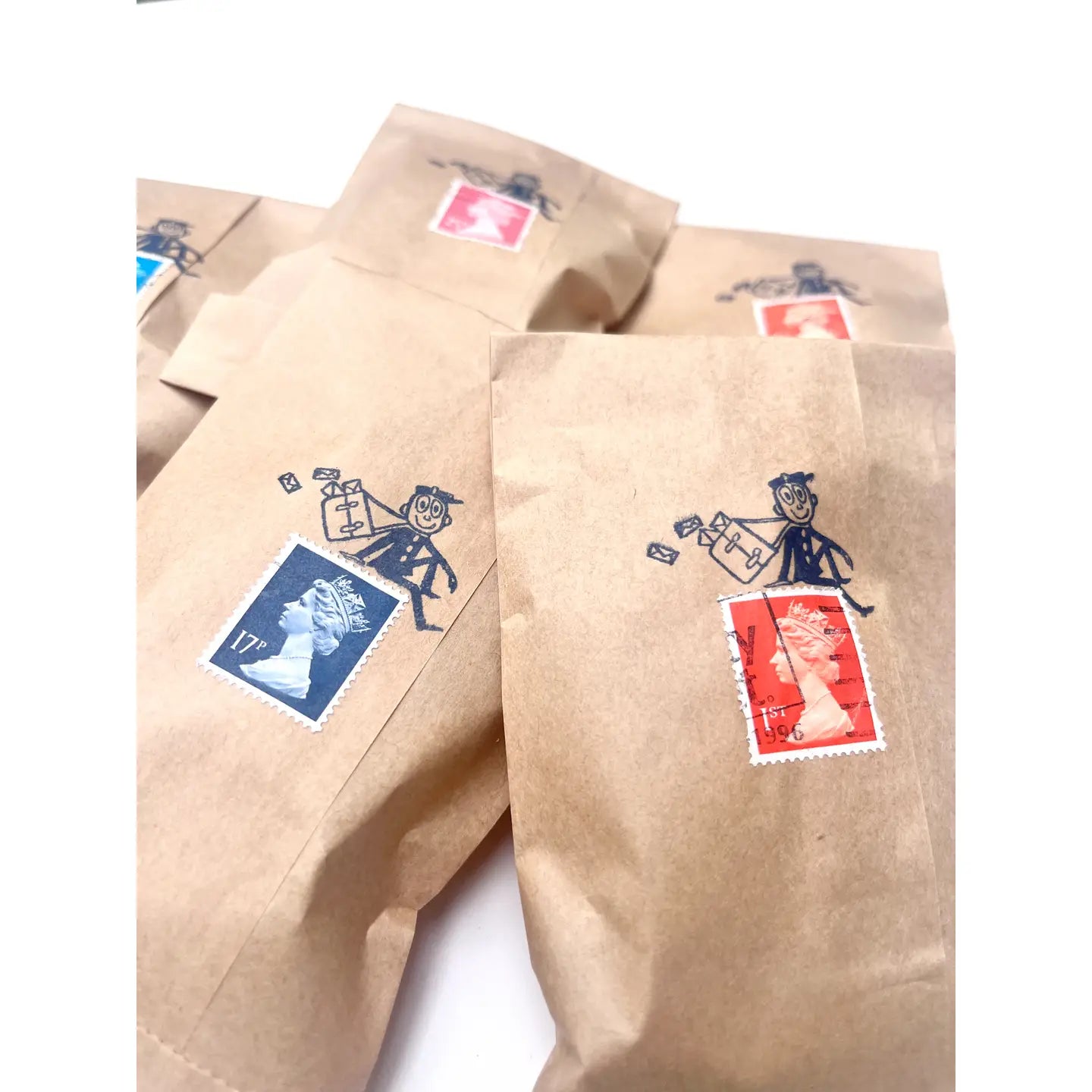 Mr Zip Sitting Rubber Stamp image 2