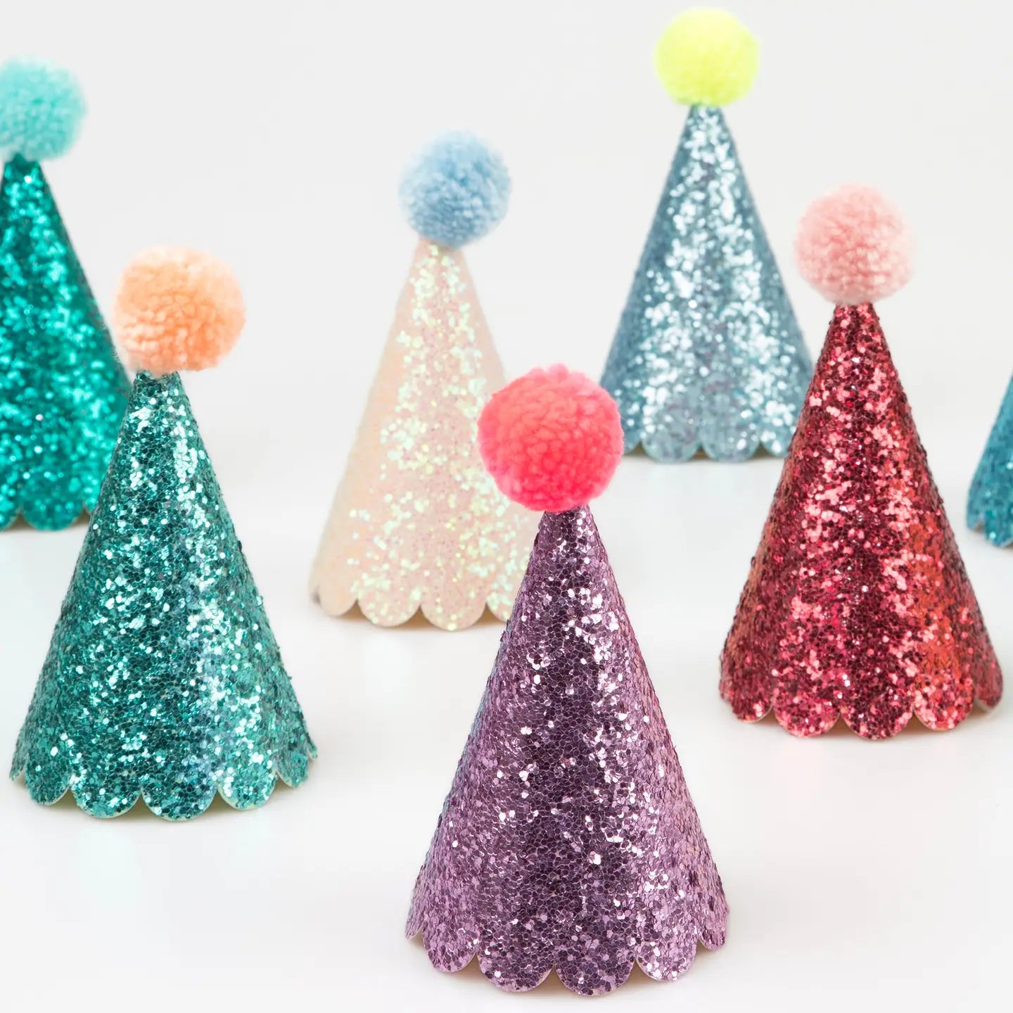Glitter Mini Party Hats image 3
