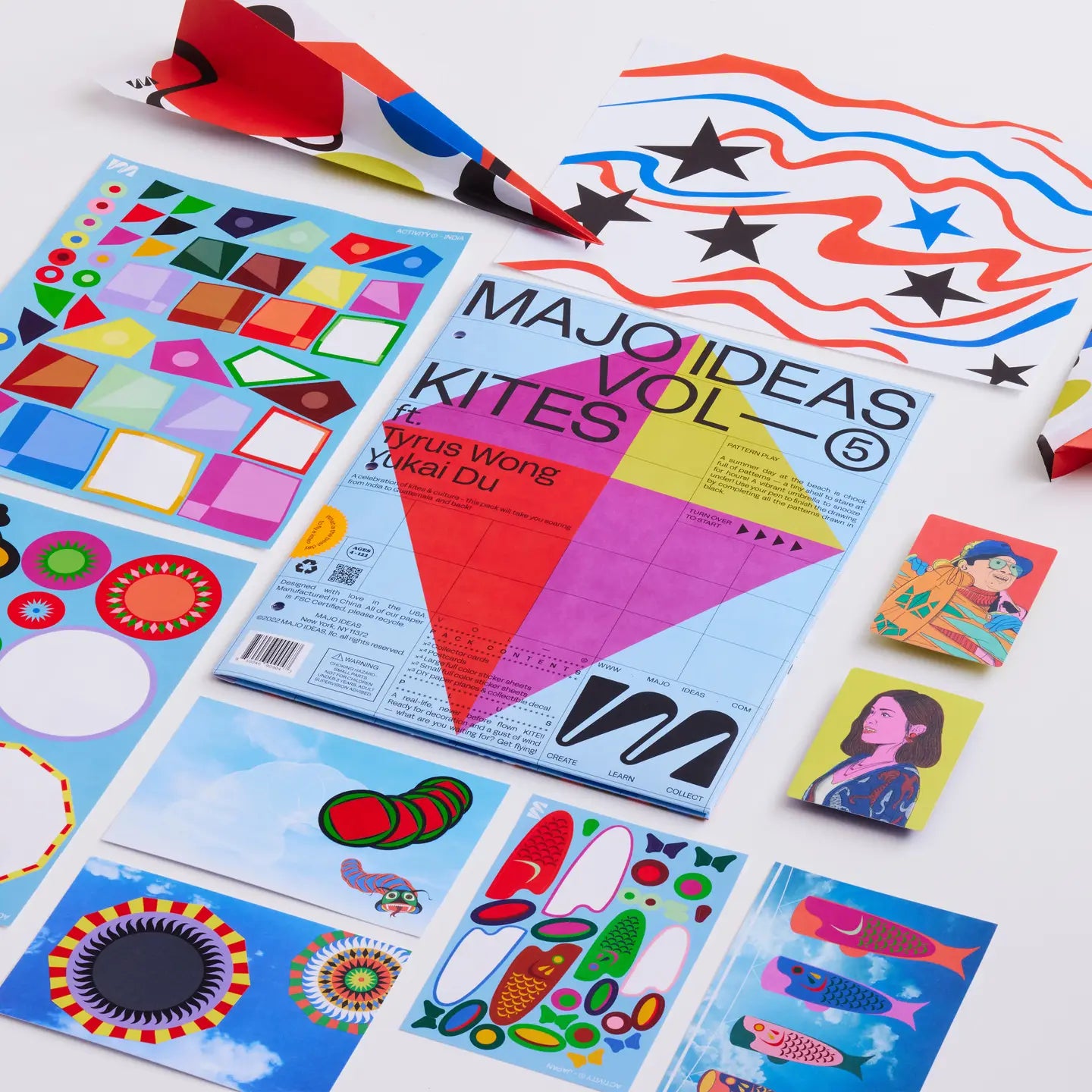 Majo Ideas - Vol ⑤ — Kites Sticker Based Art Pack image 1